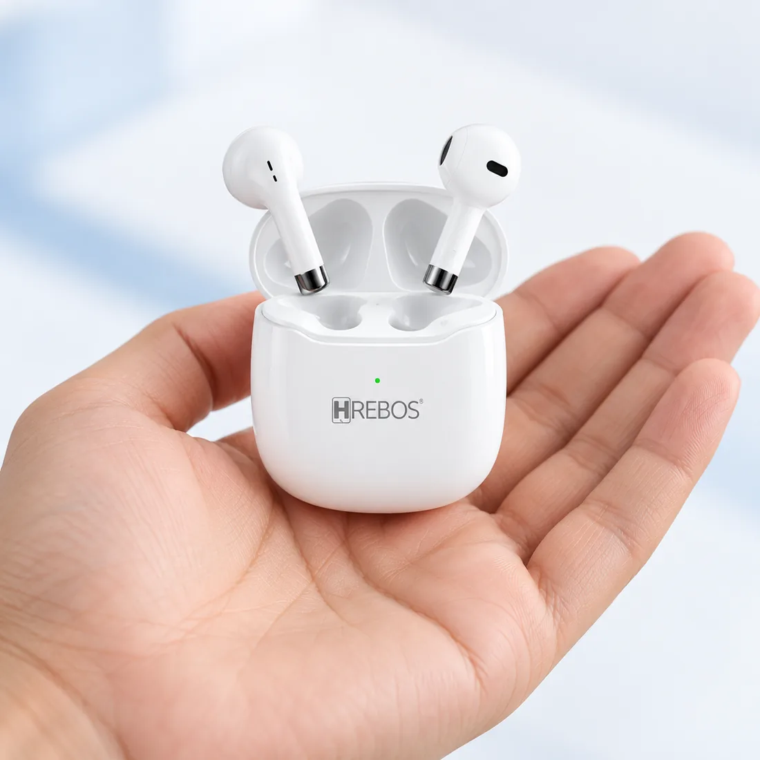 Fone de ouvido Bluetooth harmony pod i cores sortidas Hrebos EB-219 — escala