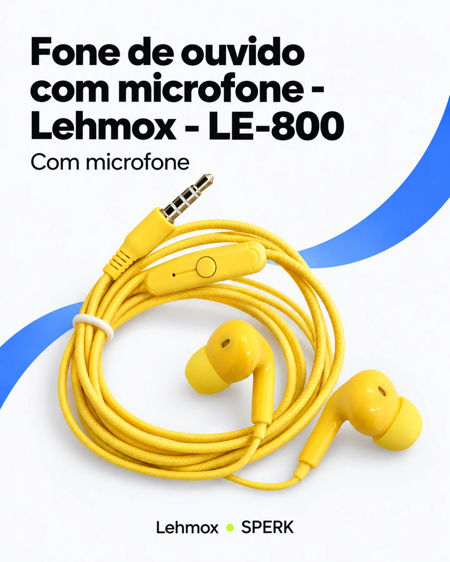 Fone de ouvido com microfone - Lehmox - LE-800 — painel 1