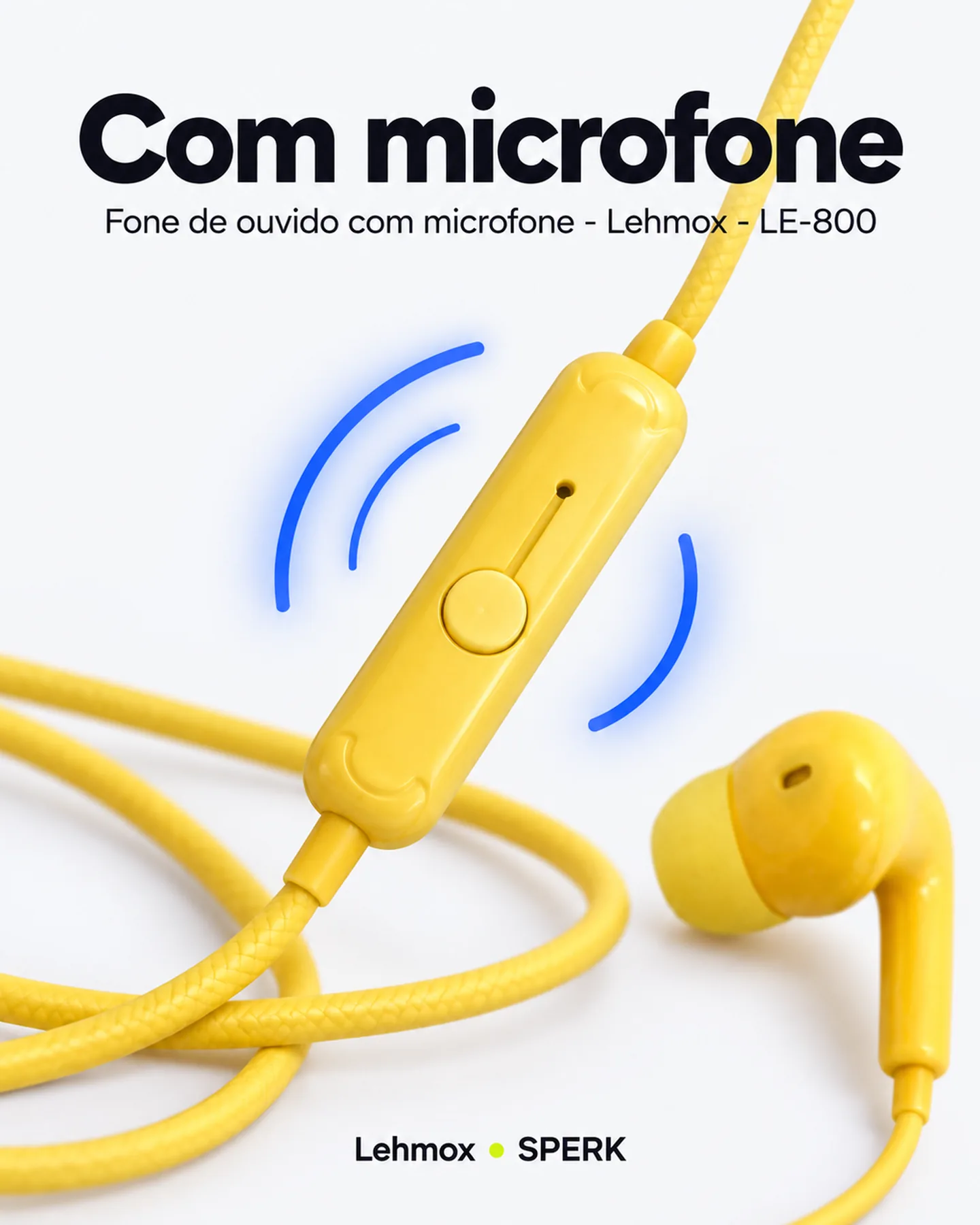 Fone de ouvido com microfone - Lehmox - LE-800 — painel 2