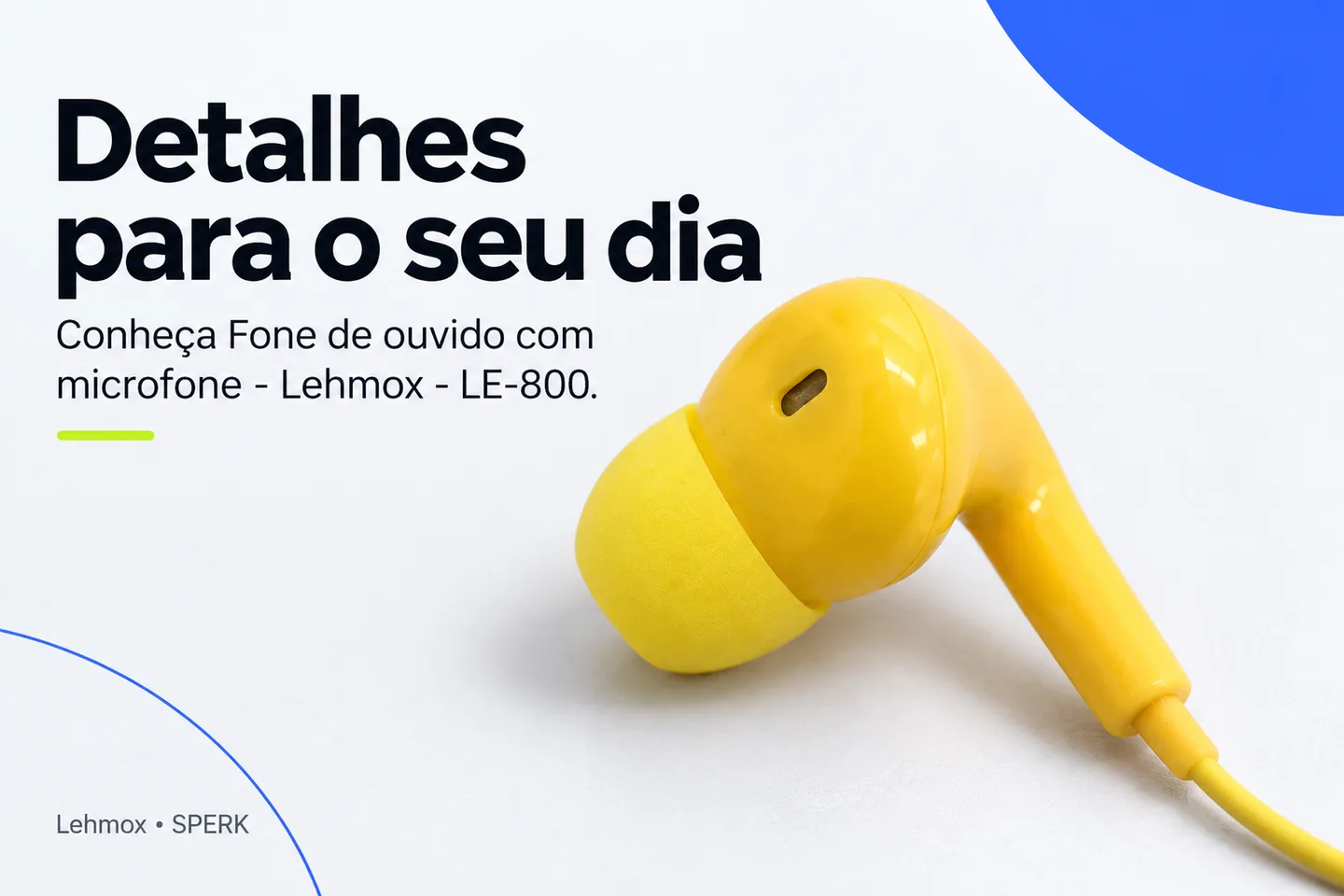 Fone de ouvido com microfone - Lehmox - LE-800 — diferencial uso
