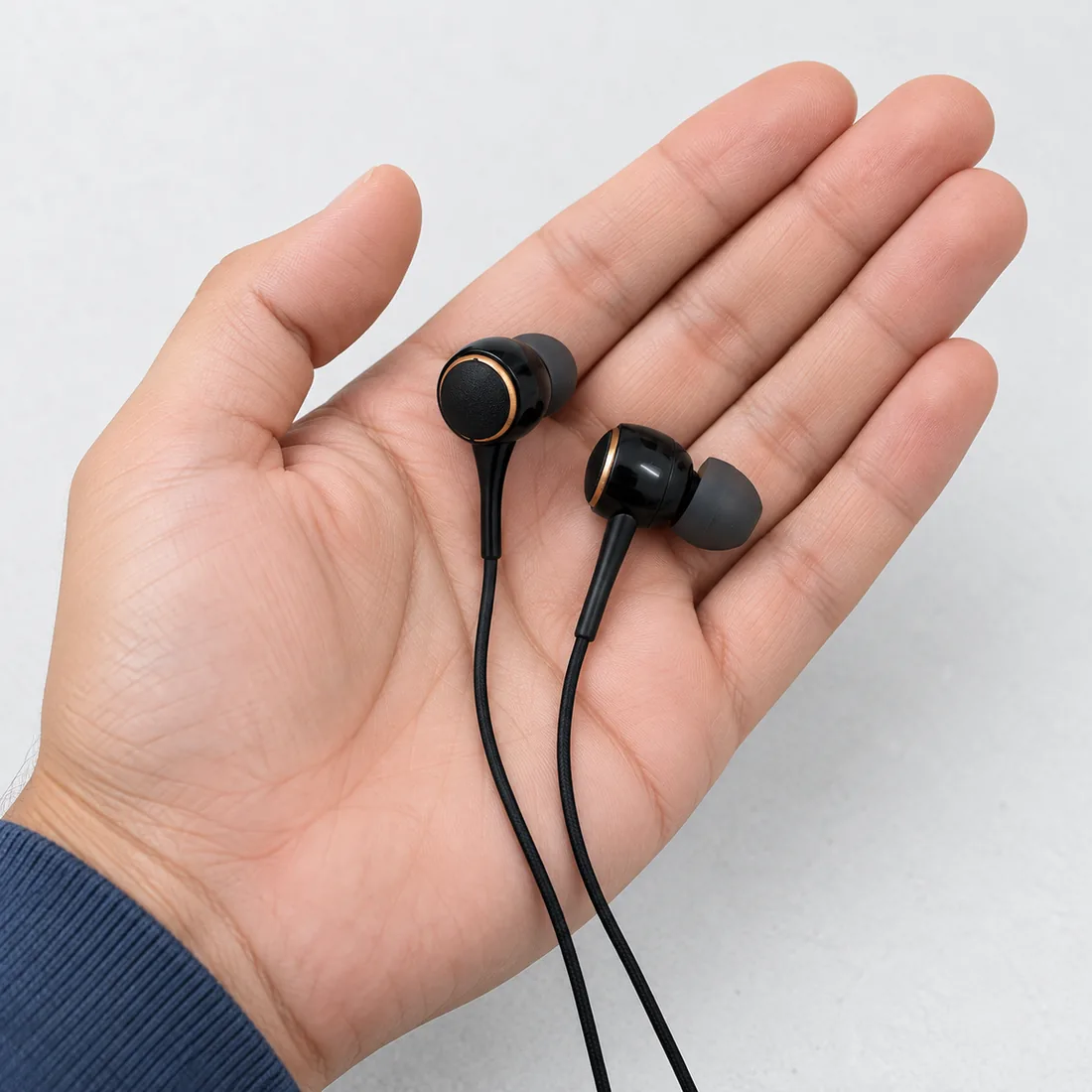 Fone de ouvido intra-auricular com microfone malha - a'Gold - FN-A25 — escala