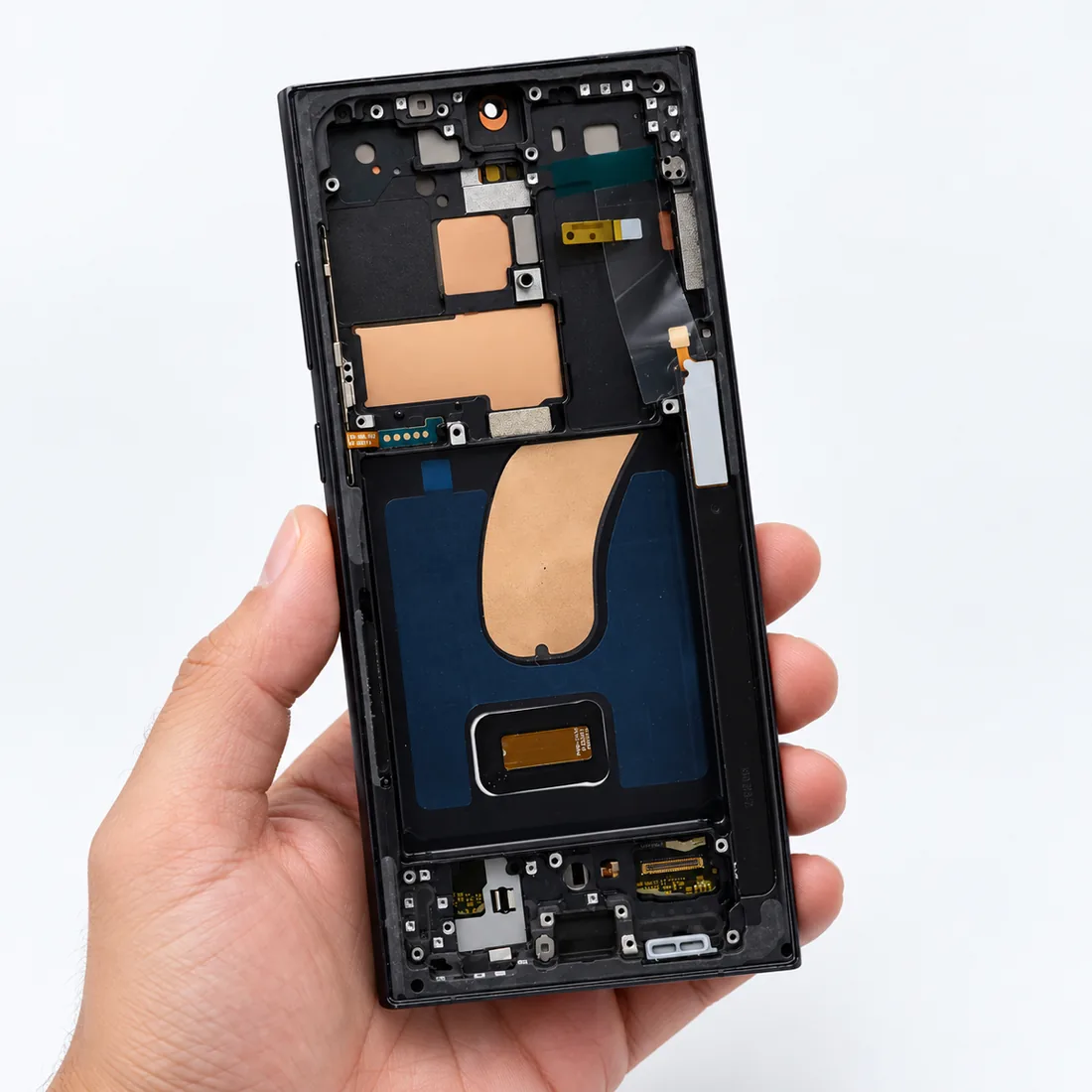 Frontal compatível com Galaxy S23 ultra 5G S918 OLED + tampa — escala