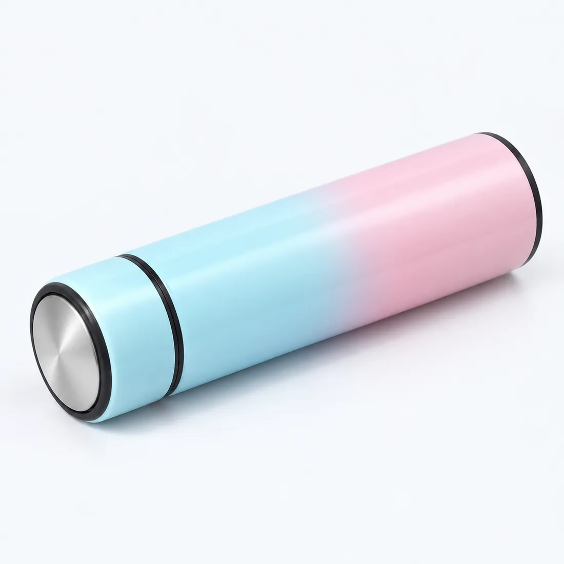 Garrafa térmica inox cotton candy 400ml - GDR0299 — verso lateral