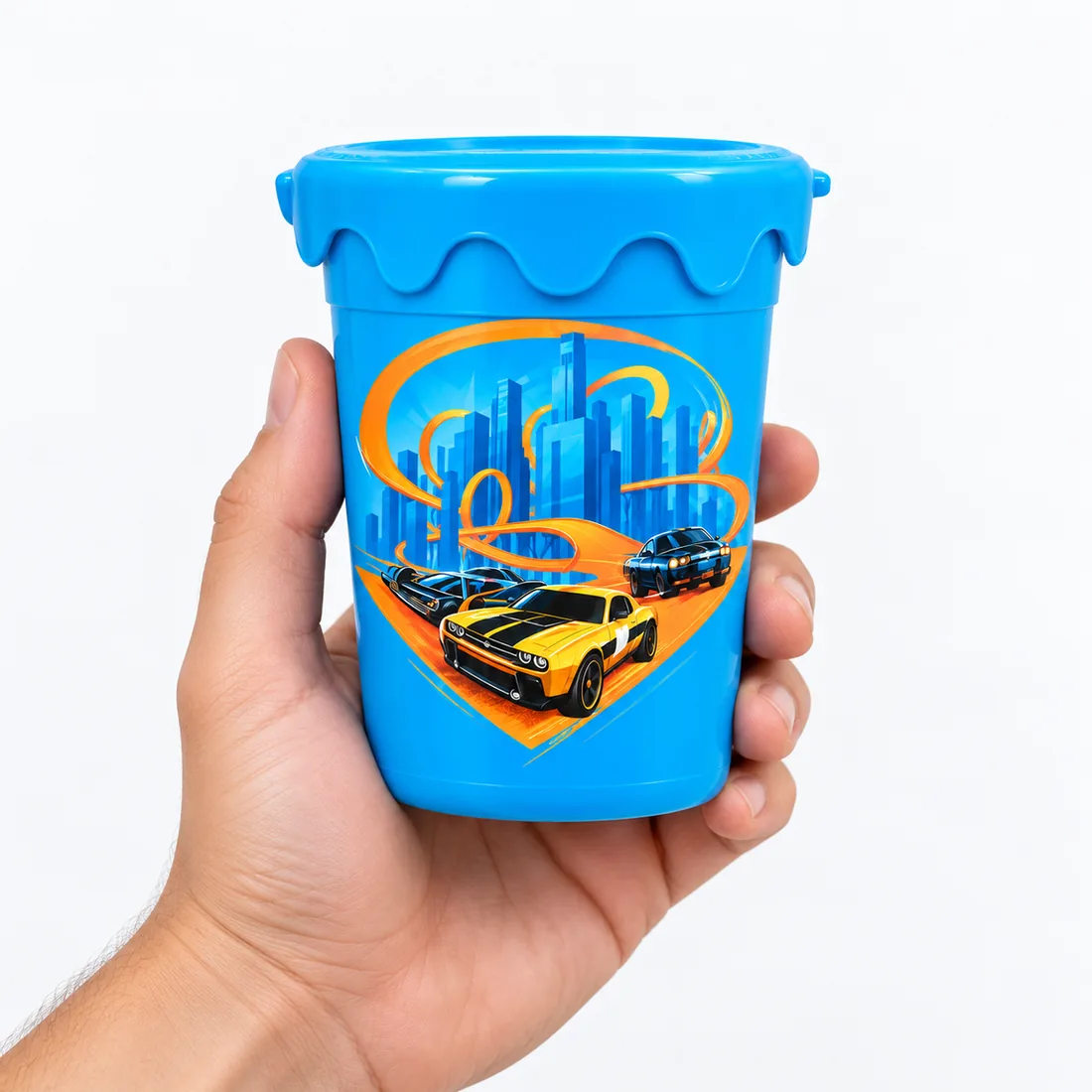 Gelelé slime metalizado hotwheels 180g unidade — escala