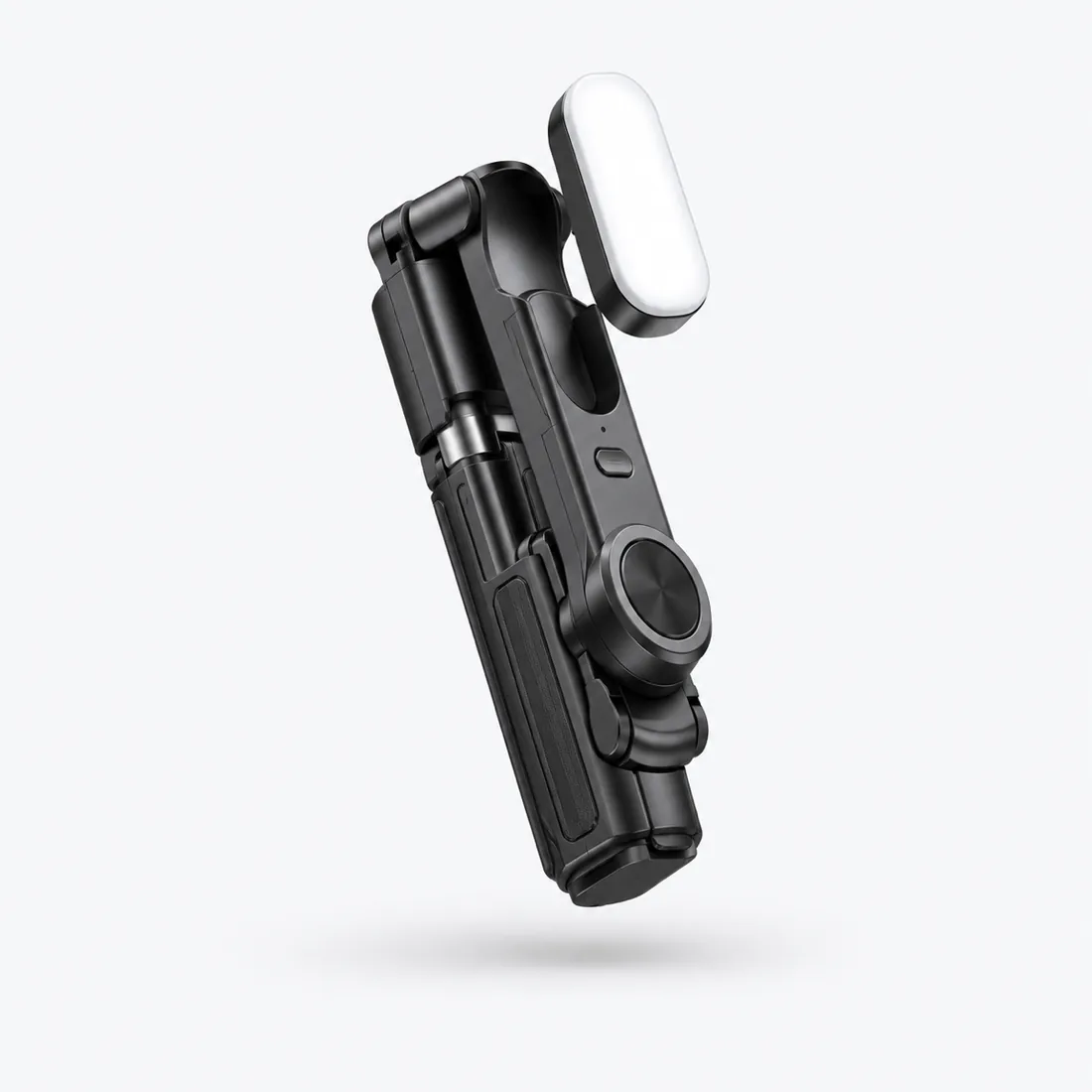 Gimbal estabilizador bastão de selfie com luz RGB Hrebos IF-210 — verso lateral