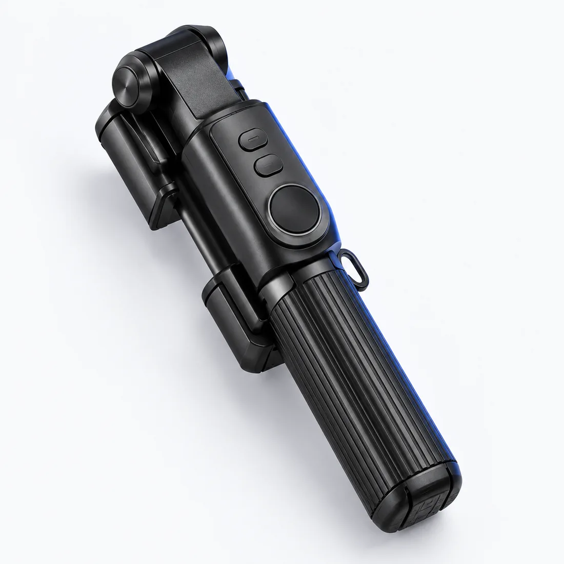 Gimbal estabilizador bastão de selfie com luz RGB Hrebos IF-210 — detalhe