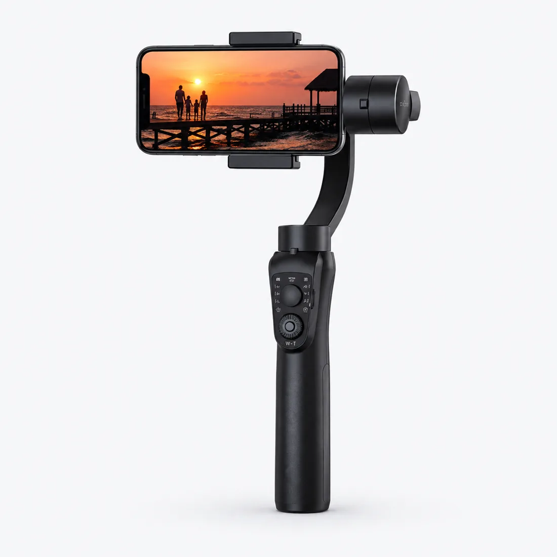 Gimbal estabilizador de celular 3 eixos SLF-10B a'Gold pro — verso lateral