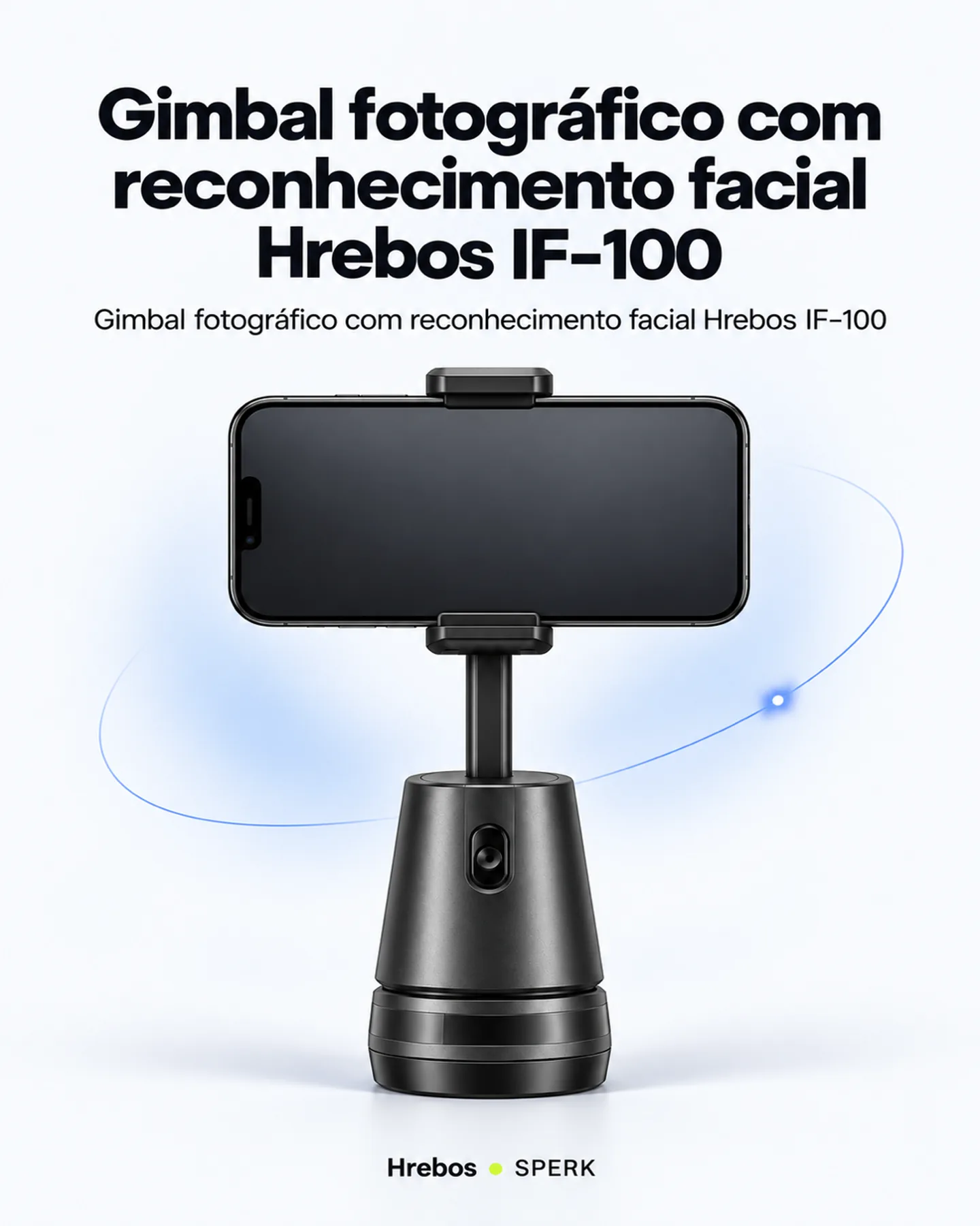 Gimbal fotográfico com reconhecimento facial Hrebos IF-100 — painel 1