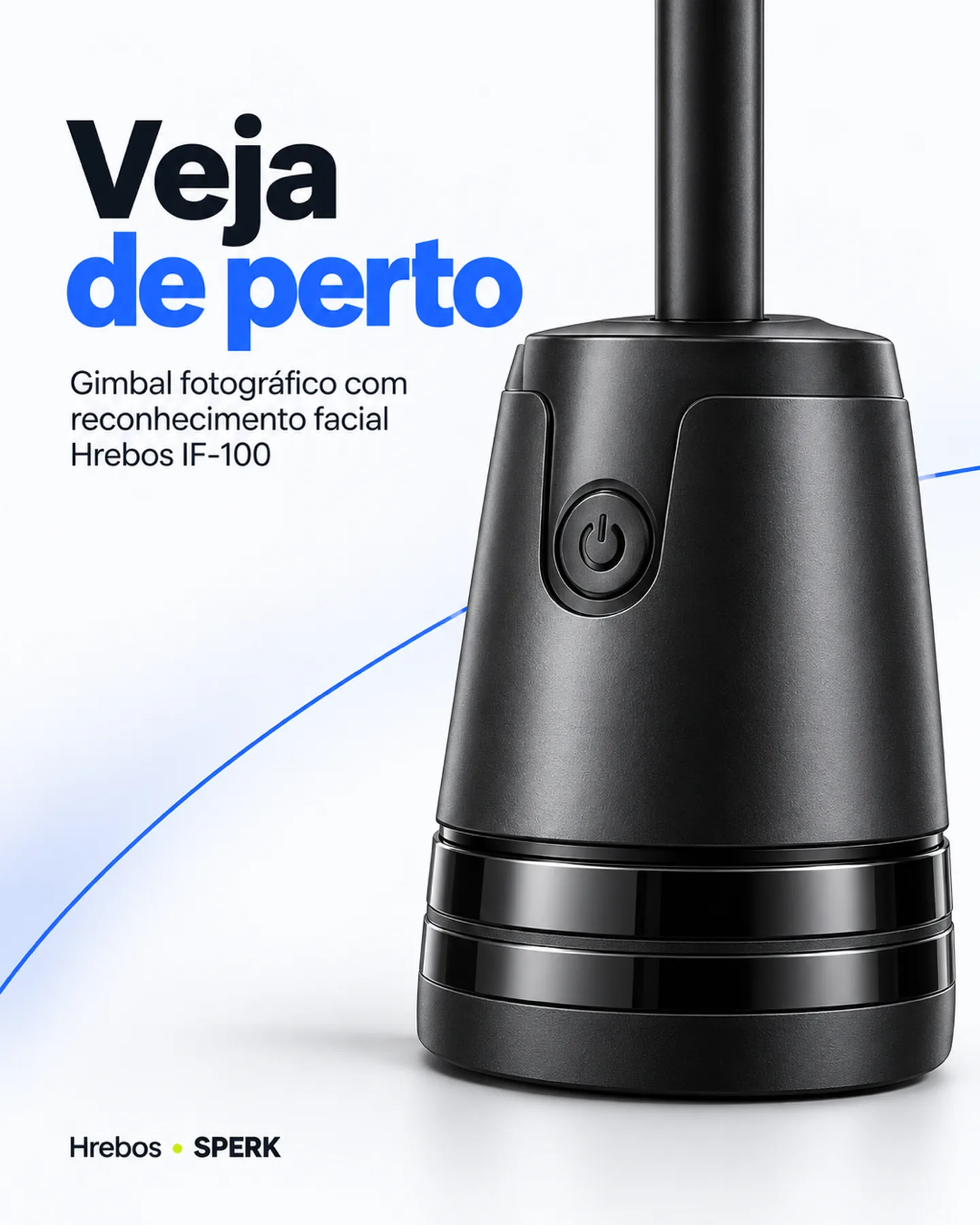 Gimbal fotográfico com reconhecimento facial Hrebos IF-100 — painel 3
