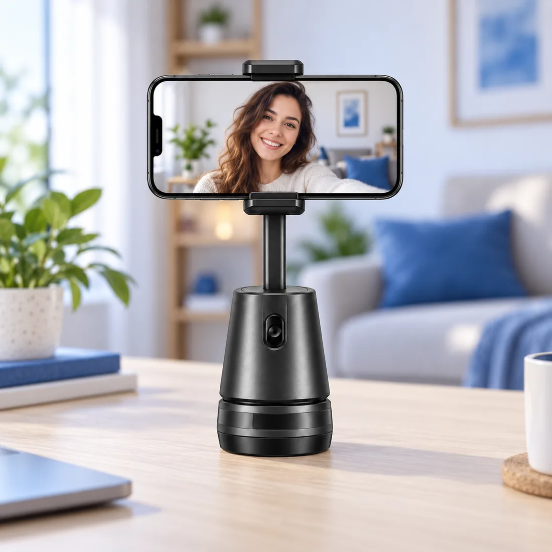 Gimbal fotográfico com reconhecimento facial Hrebos IF-100 — uso