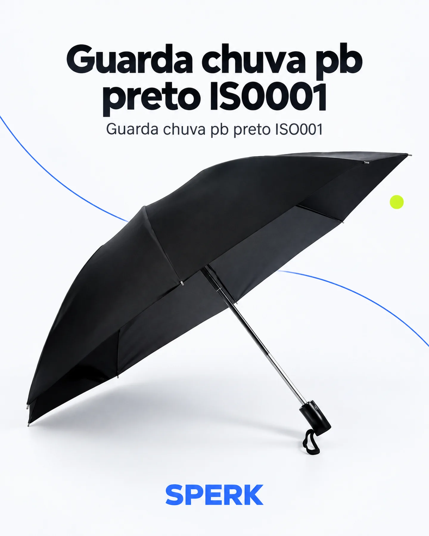 Guarda chuva pb preto ISO001 — painel 1