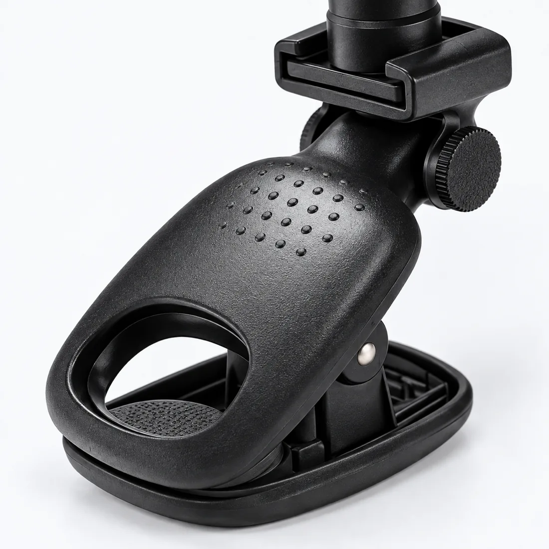Iluminador portátil com luz de LED e clip ajustável KAIDI KD-D5 — detalhe