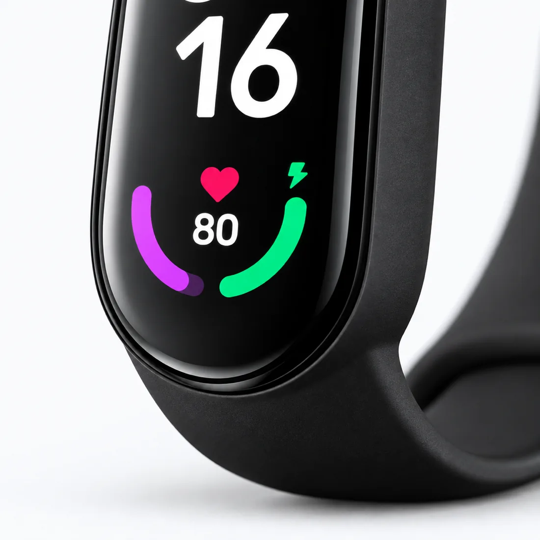 Kit 10 unidades - pulseira inteligente Xiaomi mi band 7 - tela AMOLED — detalhe