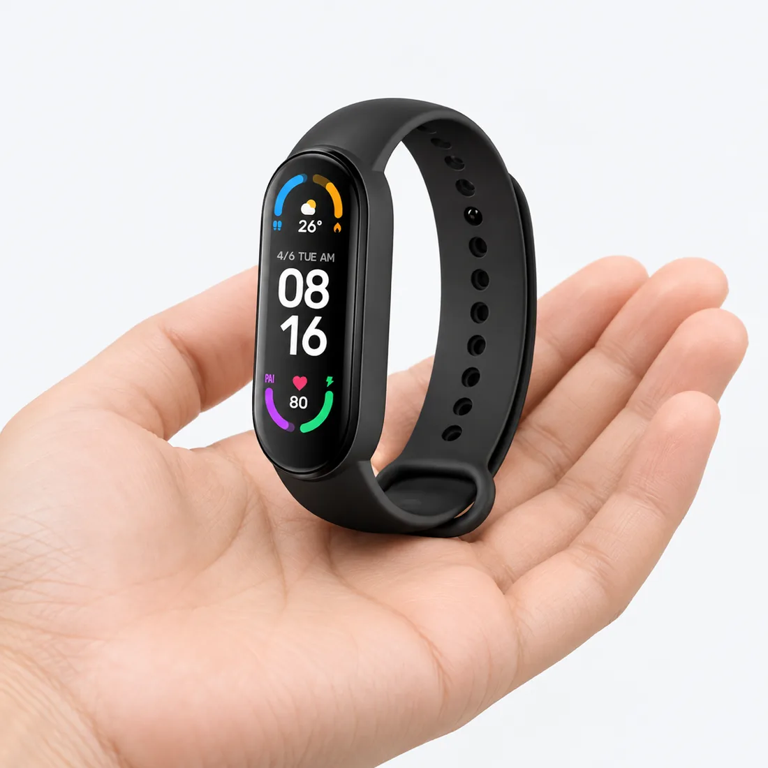 Kit 10 unidades - pulseira inteligente Xiaomi mi band 7 - tela AMOLED — escala
