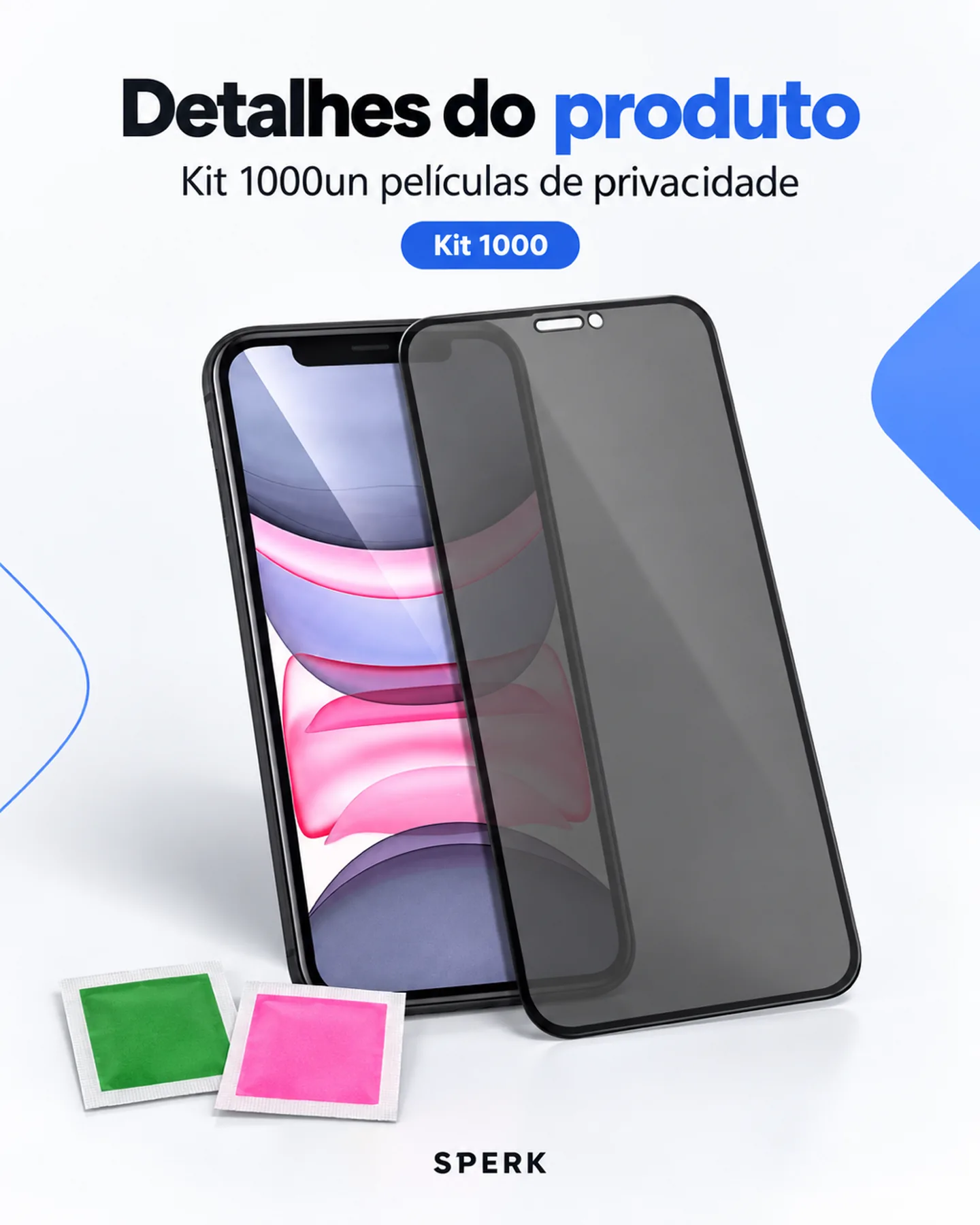 Kit 1000un películas de privacidade — painel 5