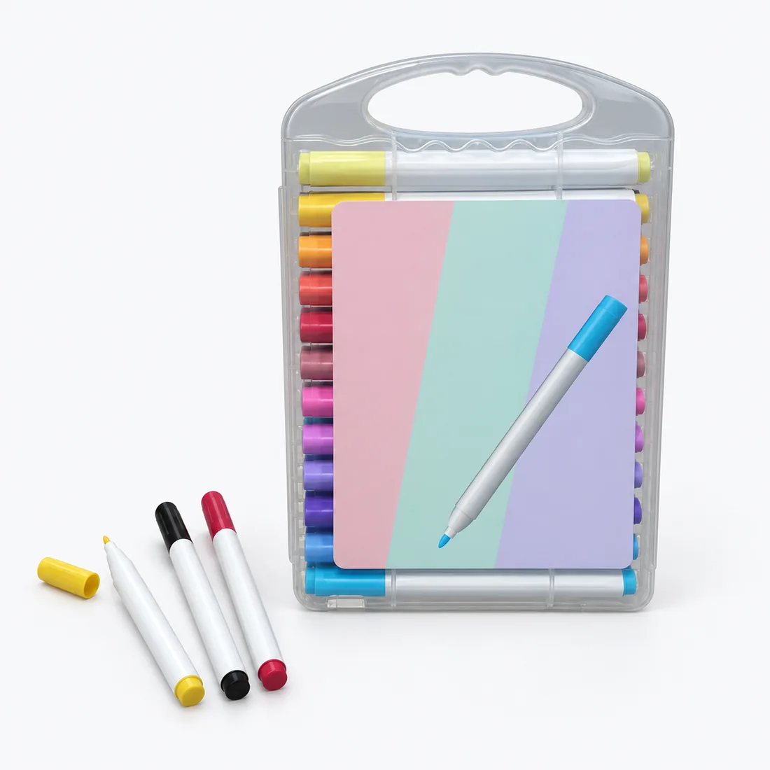Kit 24 canetinhas marcadoras acrílicas ponta única TK-24