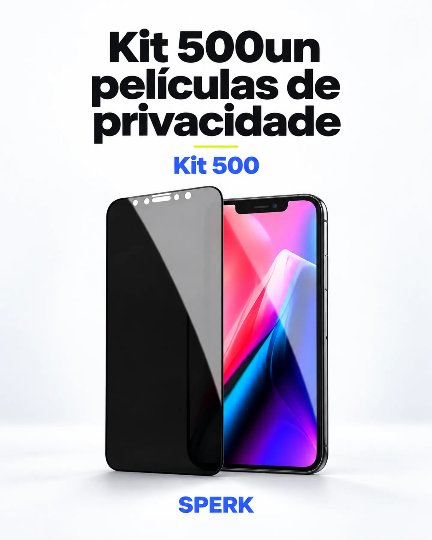 Kit 500un películas de privacidade — painel 1