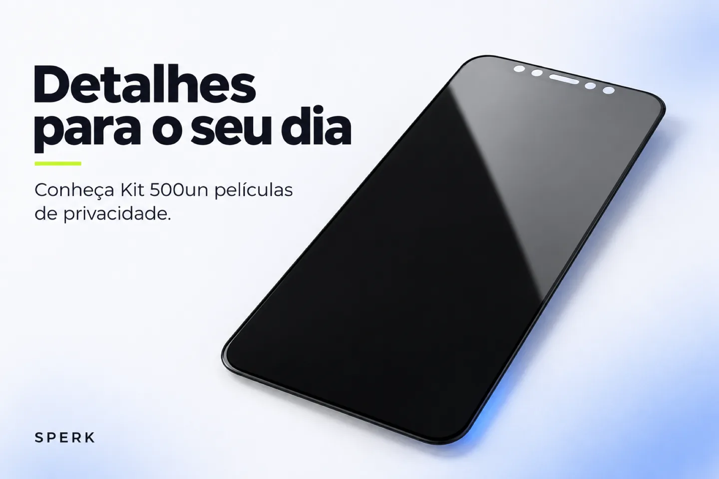 Kit 500un películas de privacidade — diferencial uso