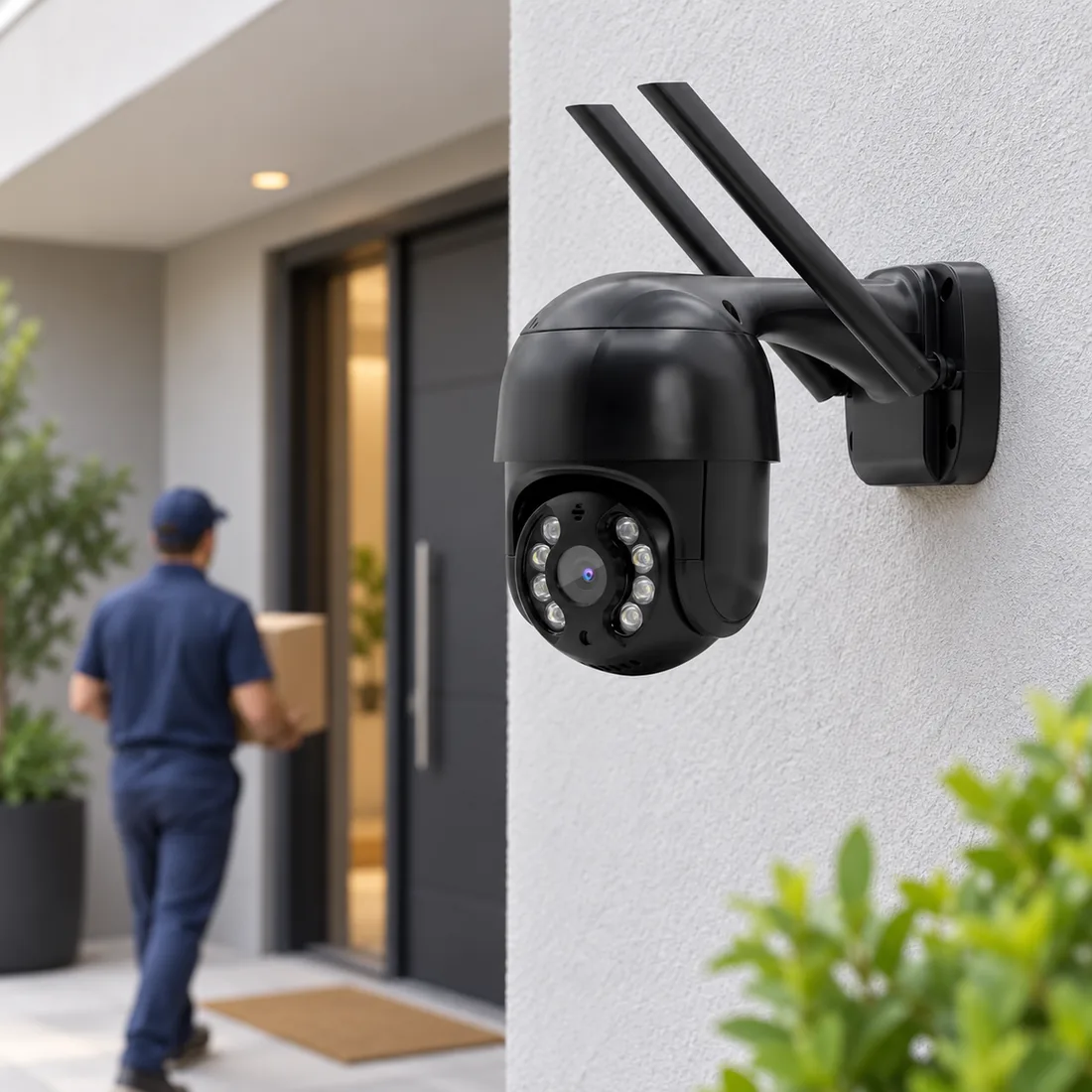 Kit 6 câmeras de segurança inteligente wi-fi 360° — uso