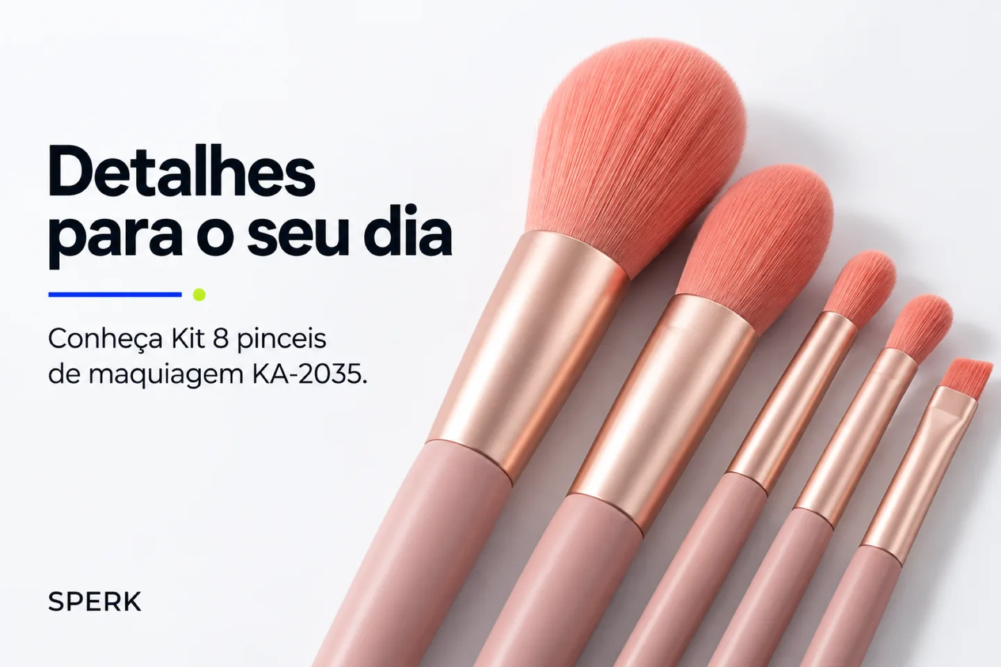 Kit 8 pinceis de maquiagem KA-2035 — diferencial uso