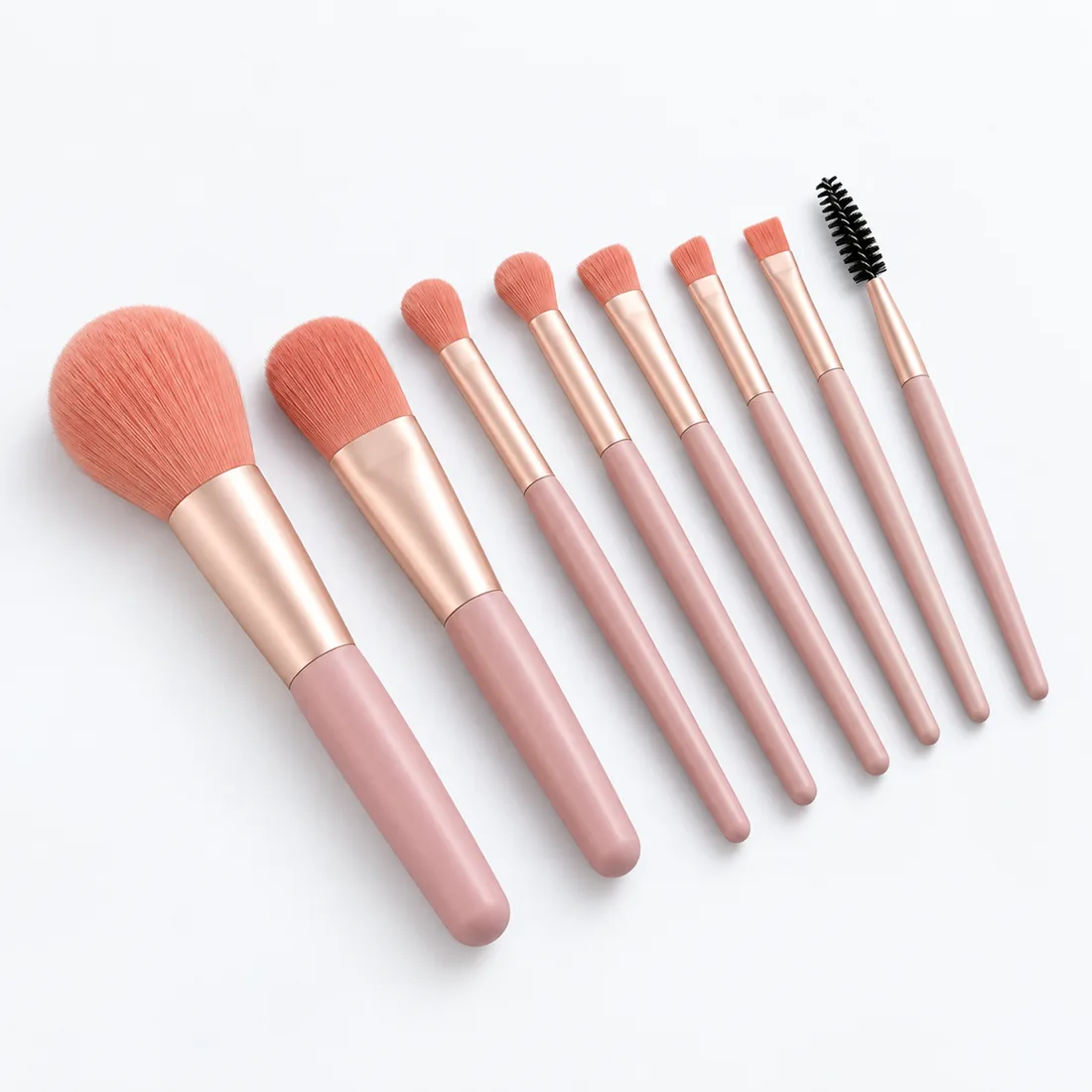 Kit 8 pinceis de maquiagem KA-2035 — verso lateral