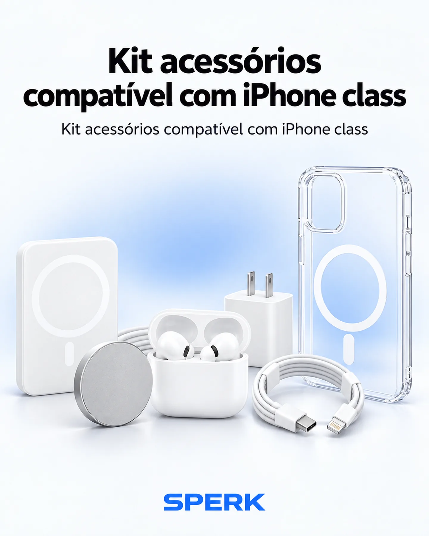 Kit acessórios compatível com iPhone class — painel 1