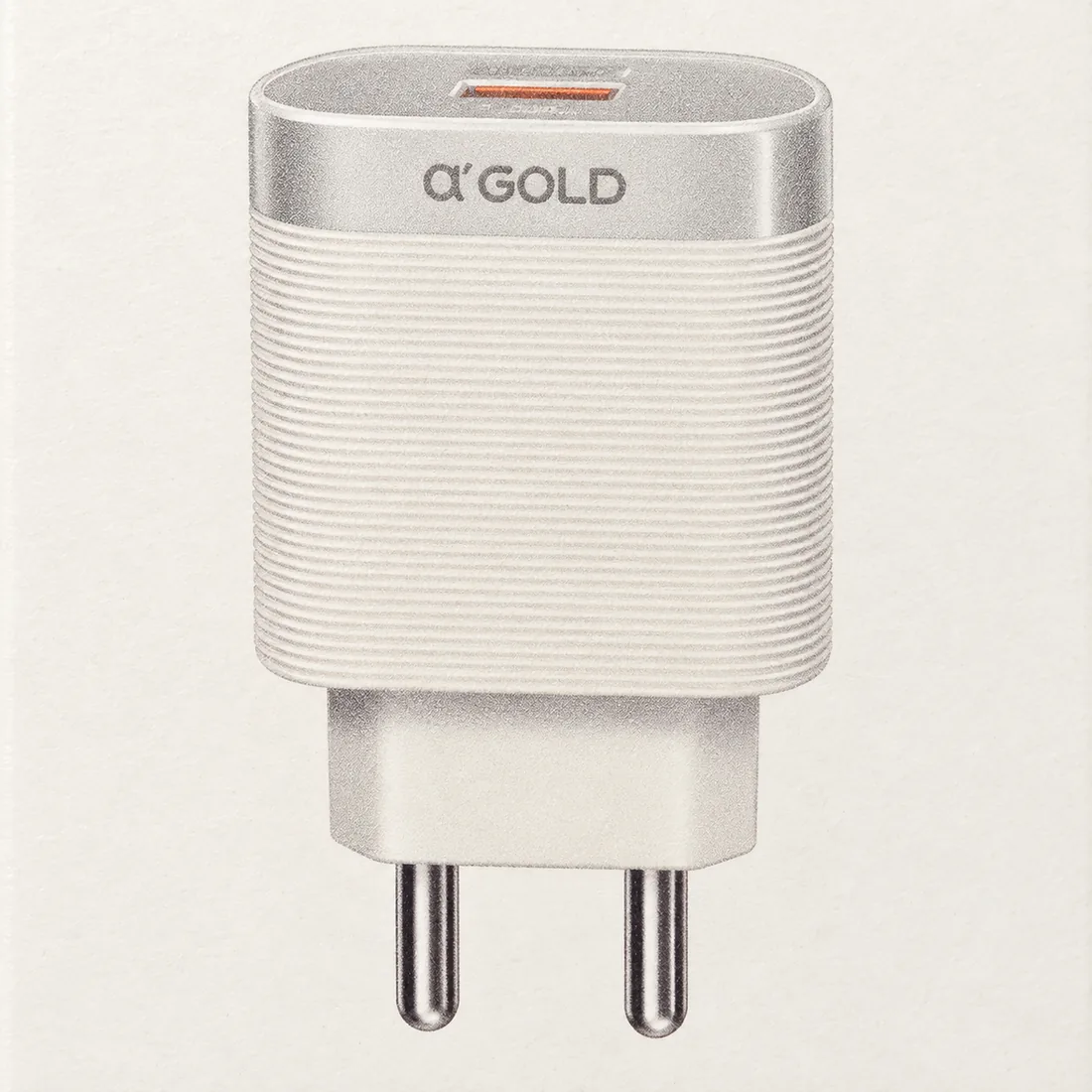 Kit carregador turbo 30W 6.1A entrada USB com saída a'Gold CA39-2
