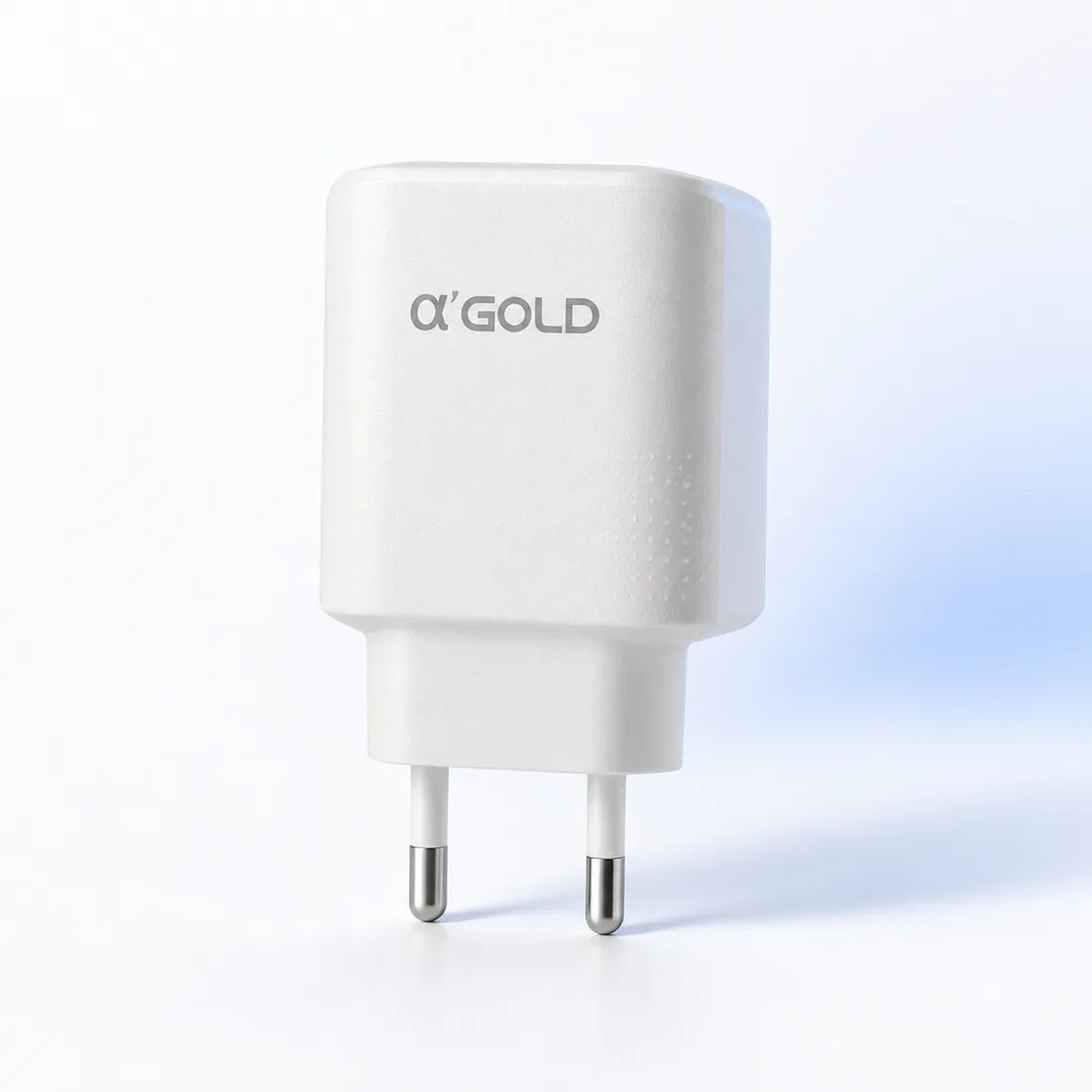 Kit carregador turbo entrada dupla USB com saída 3.1A a'Gold V8 CA34-1 — verso lateral