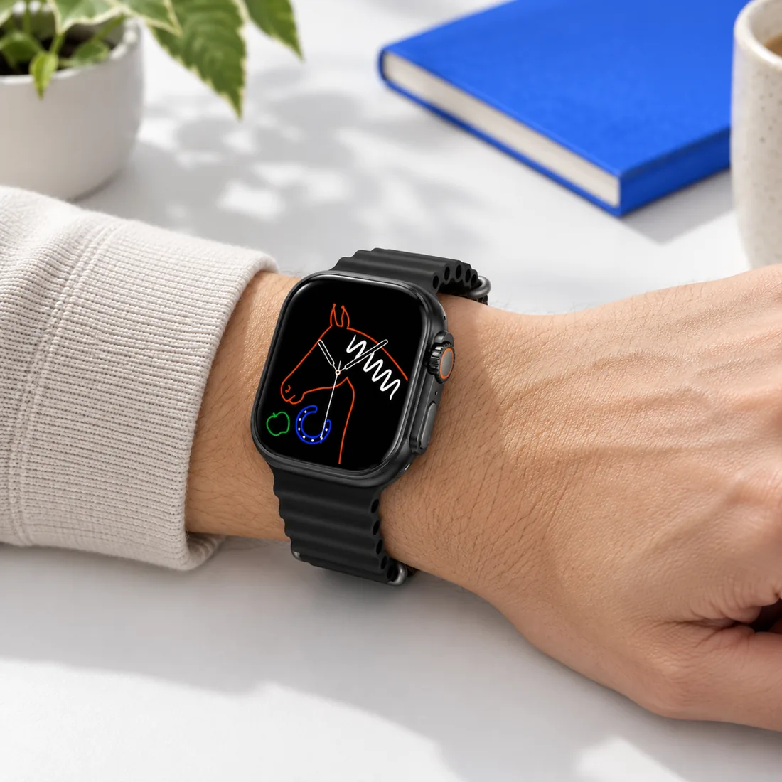 Kit smartwatch 8 ultra - 7 em 1 — uso