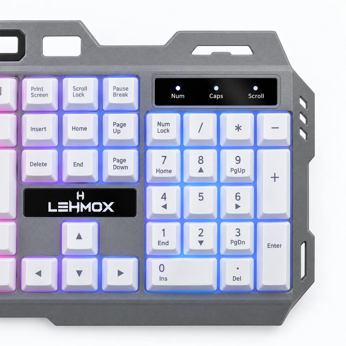 Kit teclado e mouse com fio gamer RGB Lehmox LEY2078 — detalhe