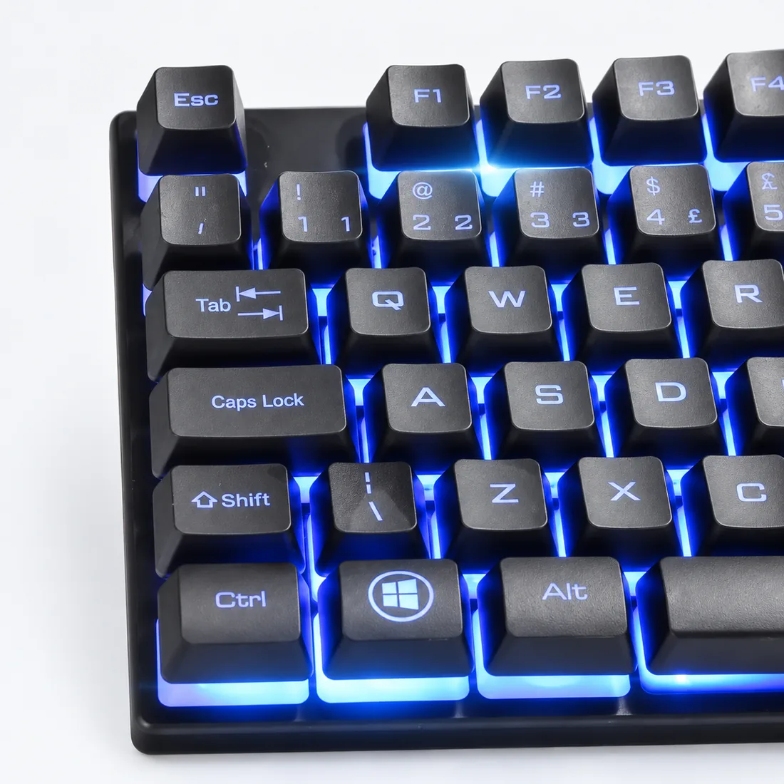 Kit teclado e mouse gamer com fio LED RGB - Exbom - BK-G550 — detalhe
