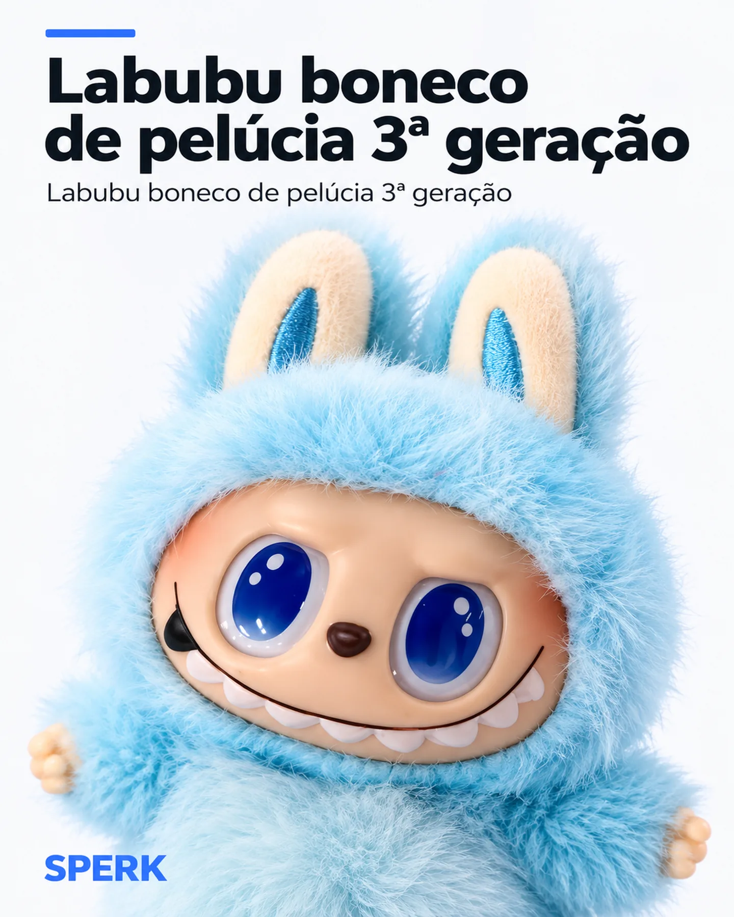 Labubu boneco de pelúcia 3ª geração — painel 2