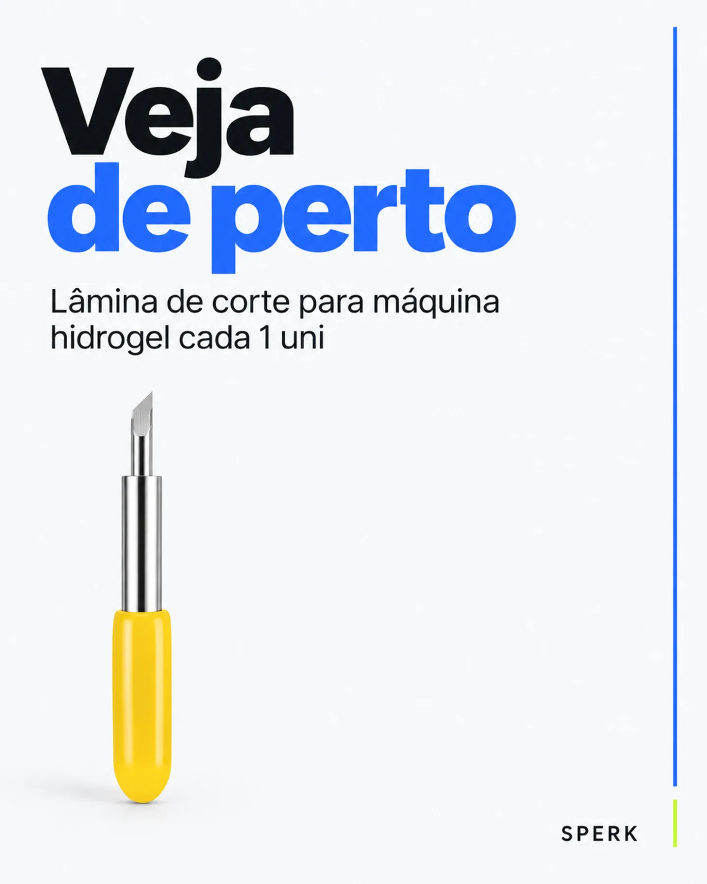 Lâmina de corte para máquina hidrogel cada 1 uni — painel 3