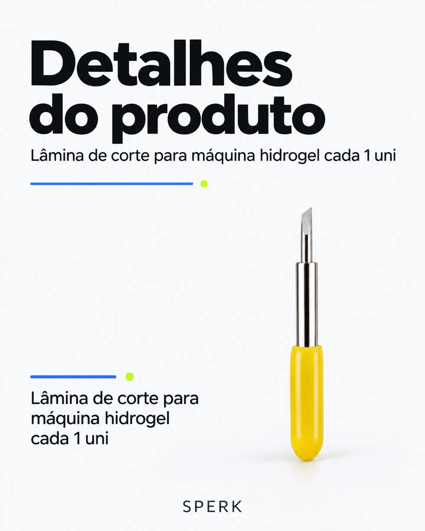 Lâmina de corte para máquina hidrogel cada 1 uni — painel 4