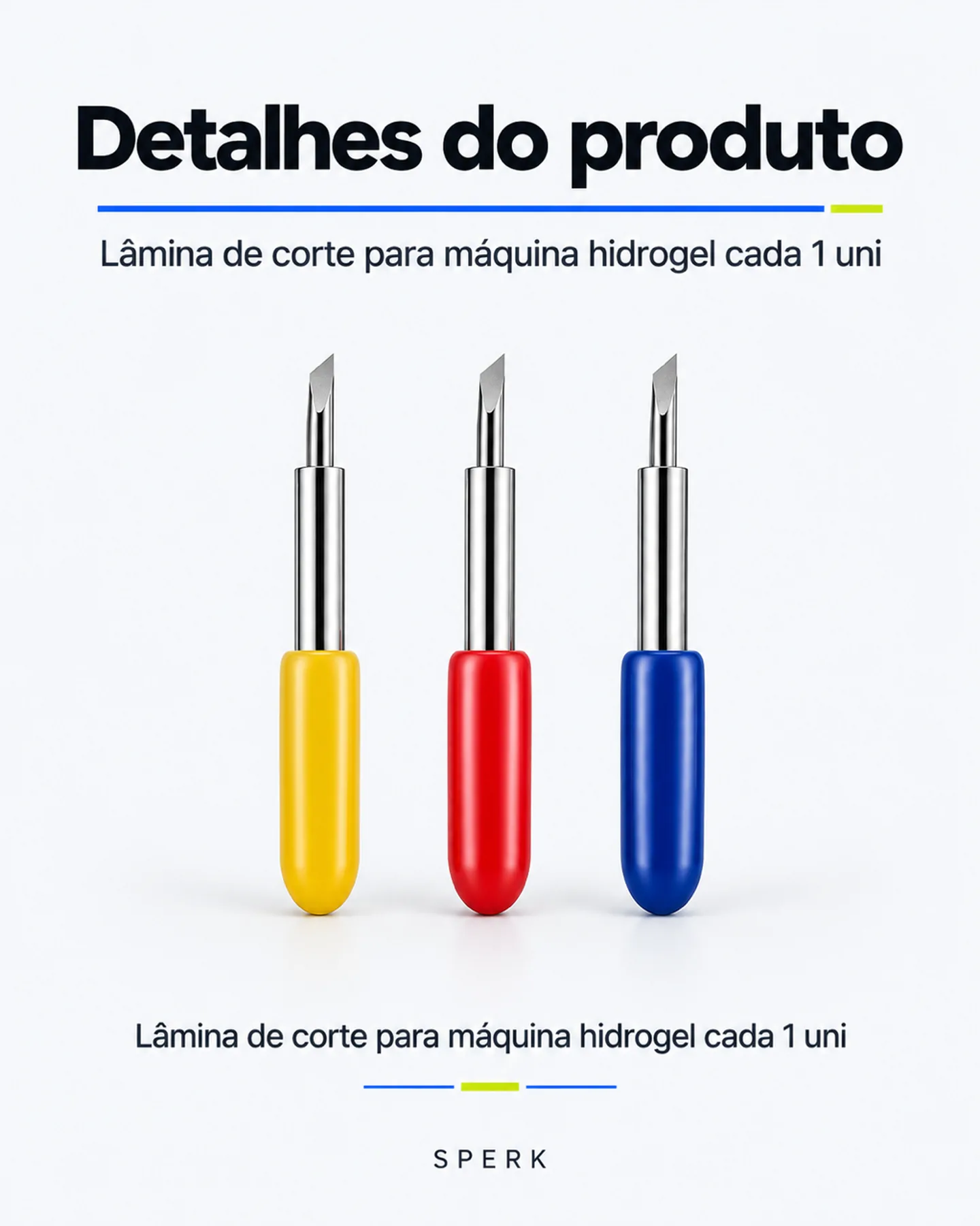 Lâmina de corte para máquina hidrogel cada 1 uni — painel 5