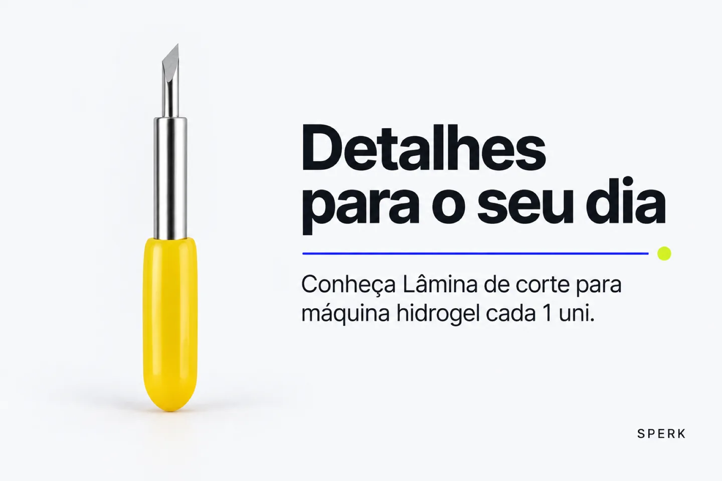 Lâmina de corte para máquina hidrogel cada 1 uni — diferencial uso