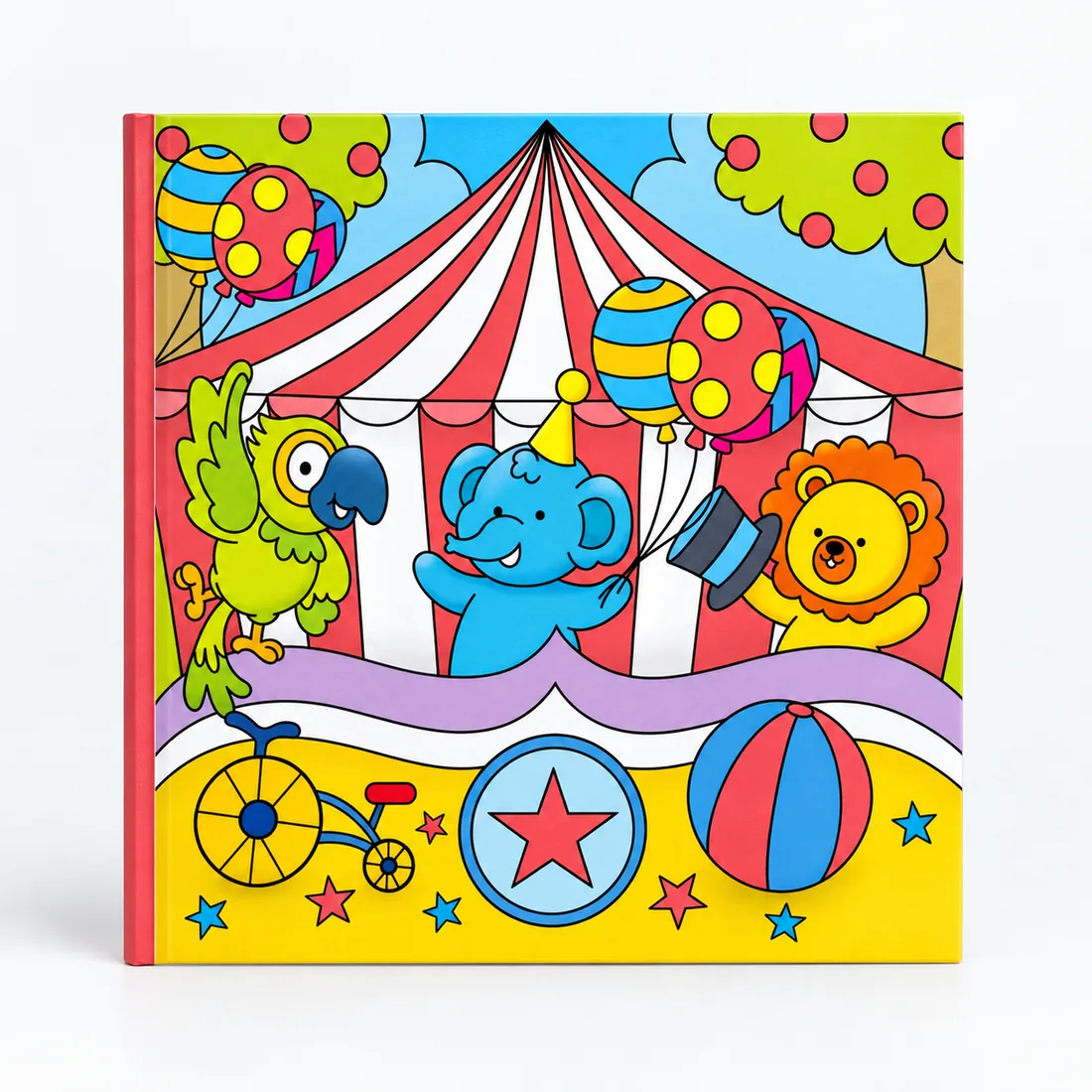 Livro de colorir magic kids variados — frente estudio