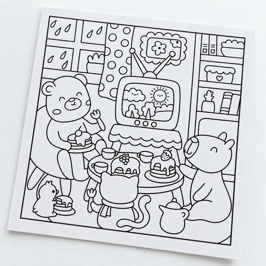 Livro de colorir magic kids variados — angulo detalhe