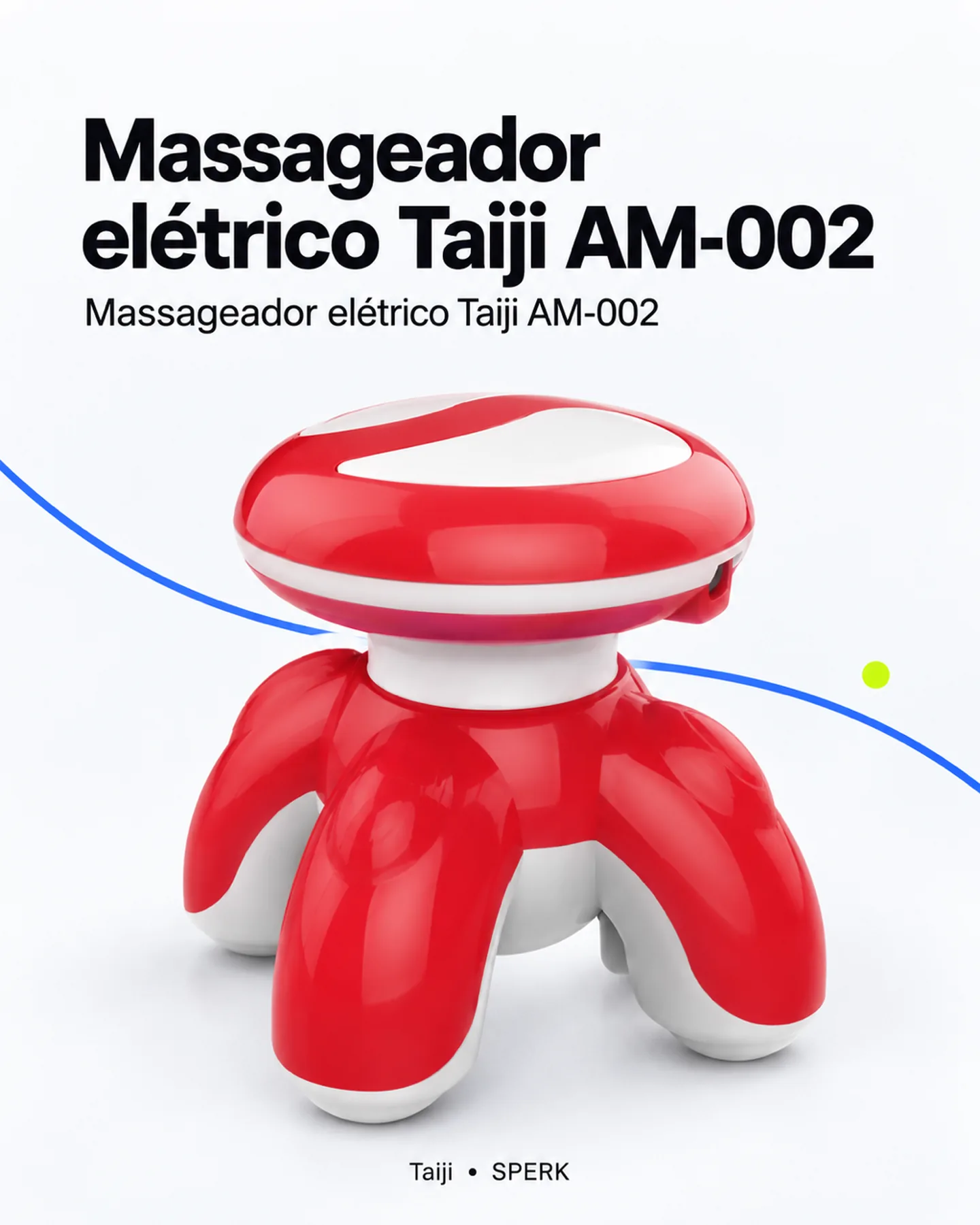 Massageador elétrico Taiji AM-002 — painel 2