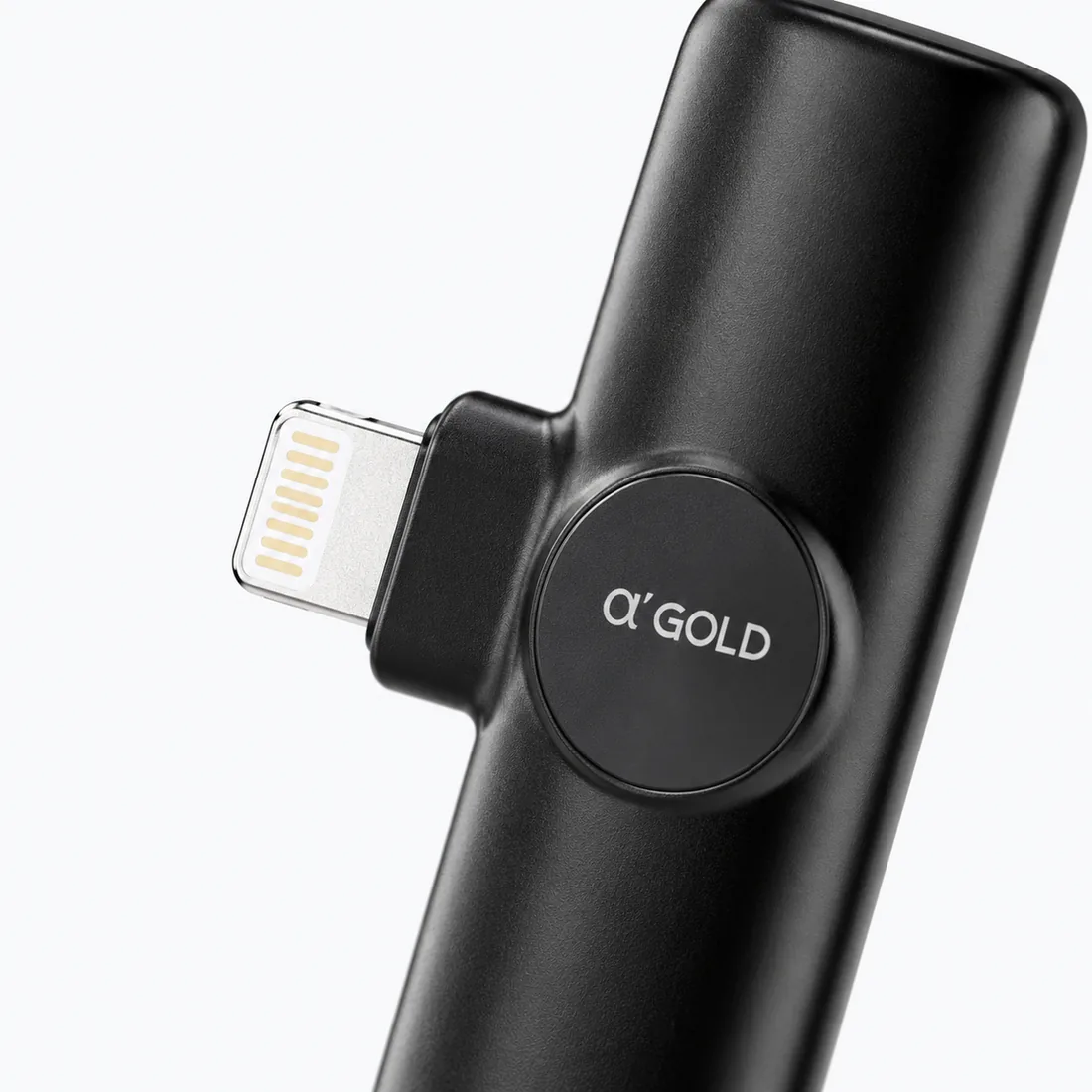 Microfone lapela sem fio Lightning a'Gold MCF-02 — detalhe