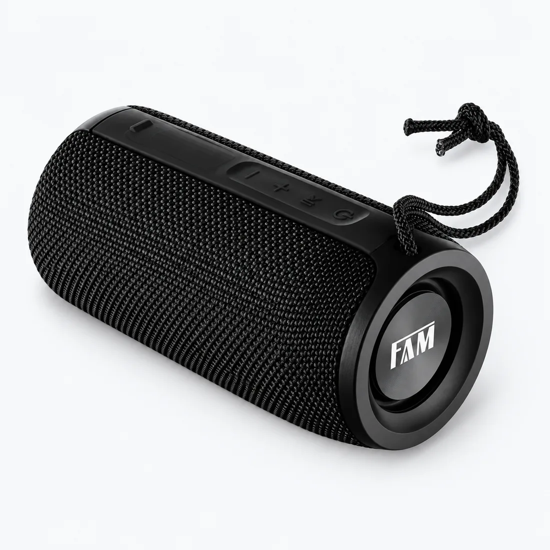 Mini caixa de som Bluetooth 10W com IPX6 - FAM - A11 — verso lateral