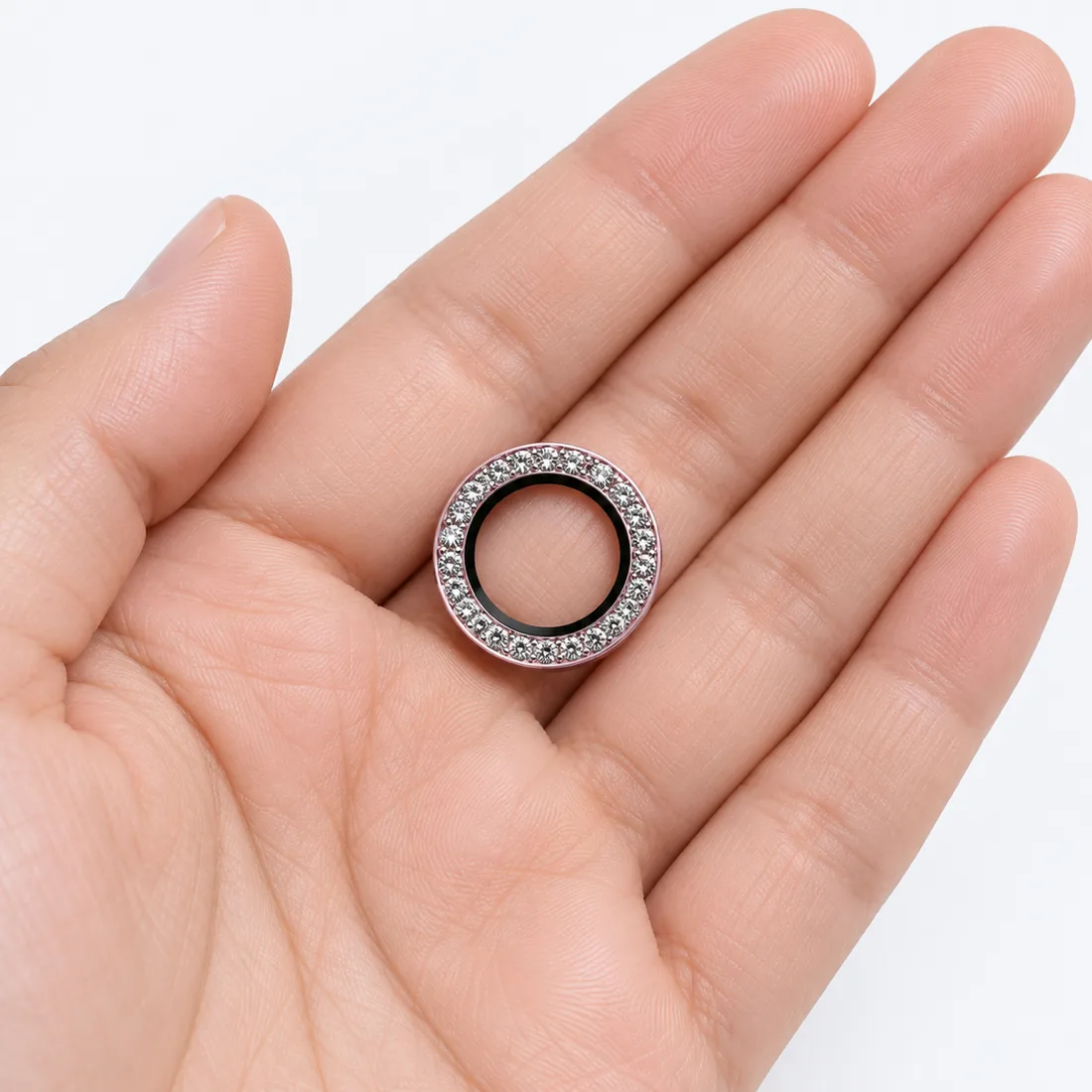 Película câmera de lente para iPhone com strass — escala