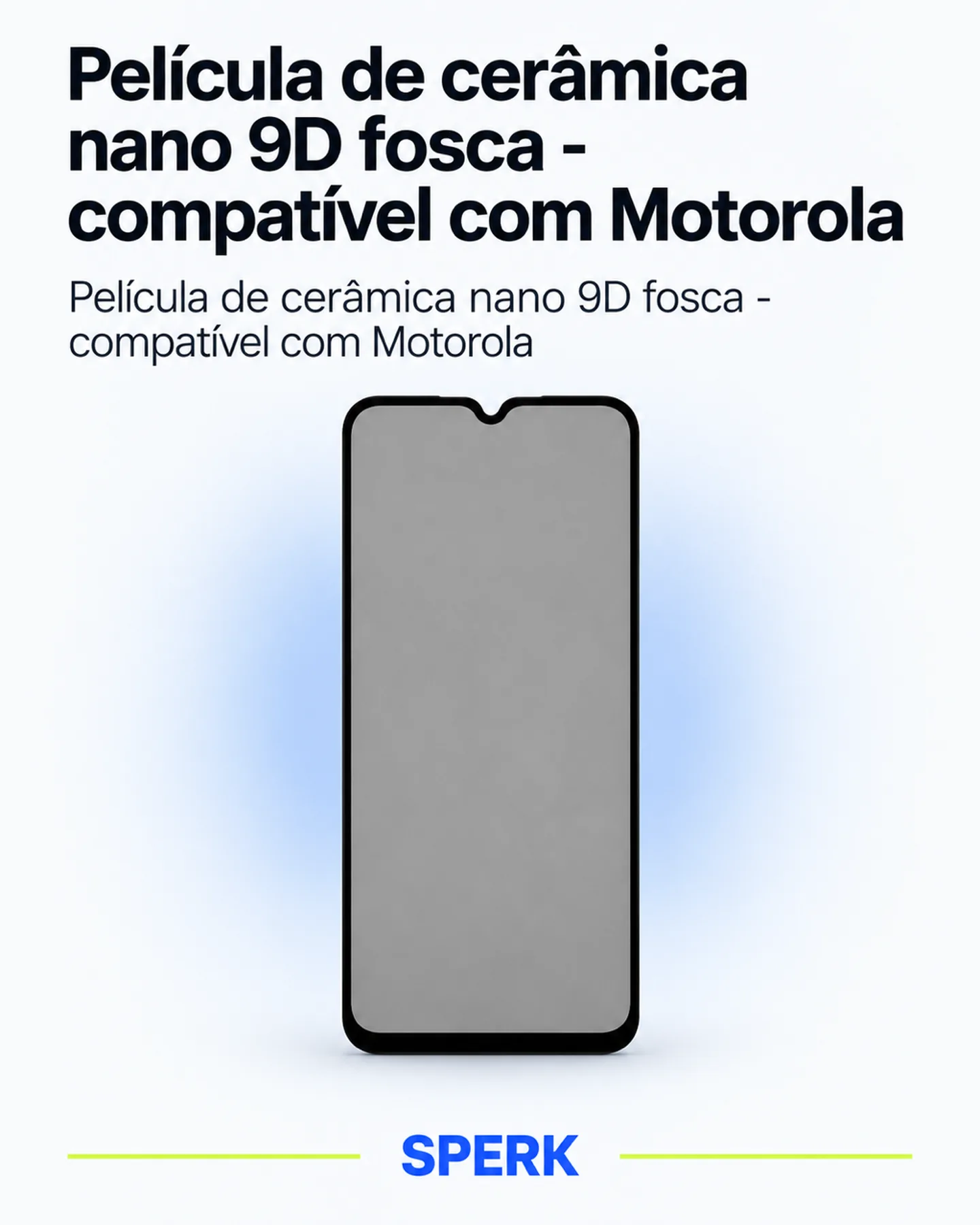 Película de cerâmica nano 9D fosca - compatível com Motorola — painel 1