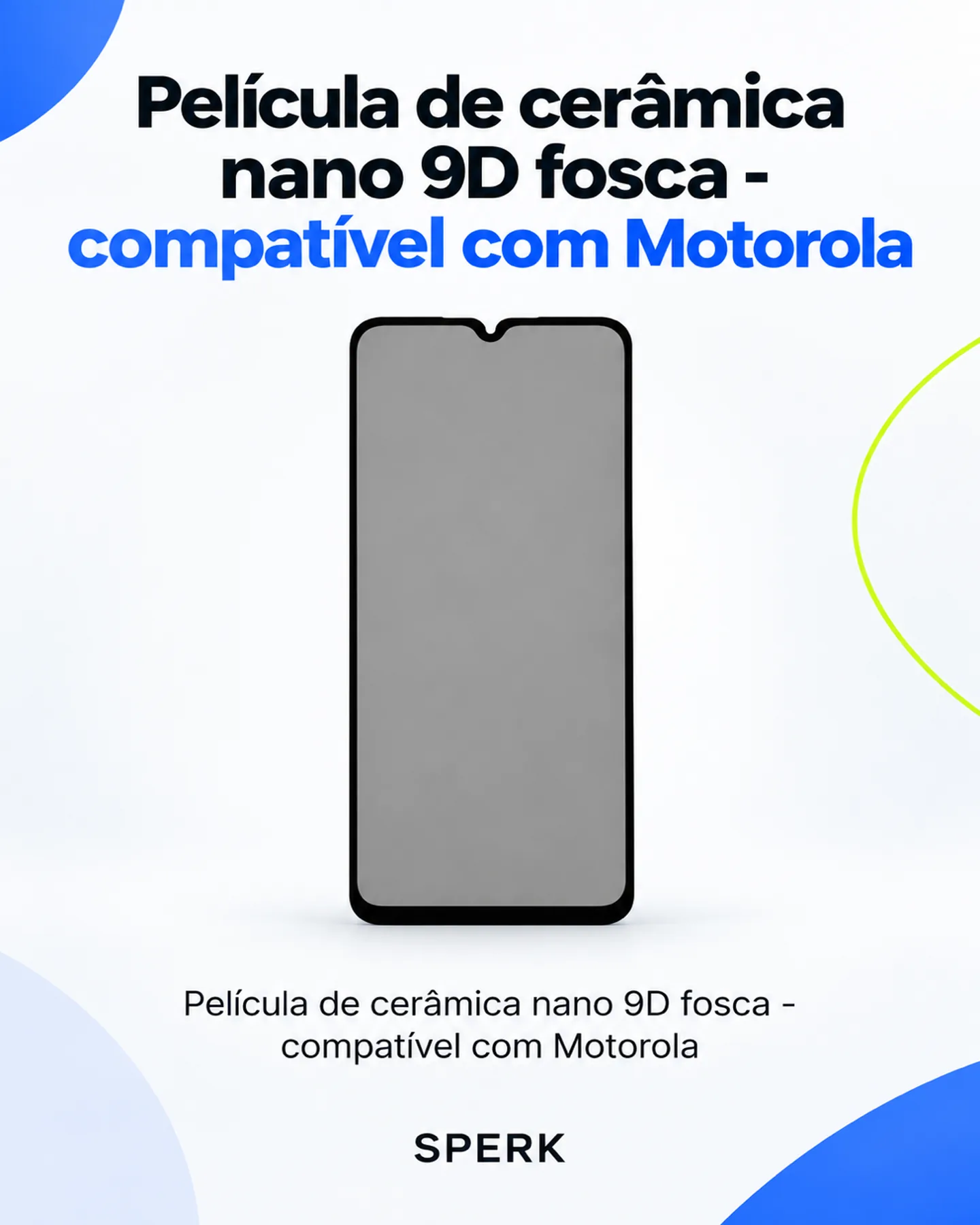 Película de cerâmica nano 9D fosca - compatível com Motorola — painel 2
