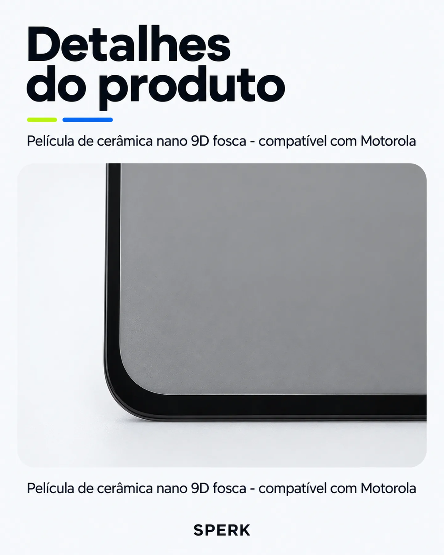 Película de cerâmica nano 9D fosca - compatível com Motorola — painel 5