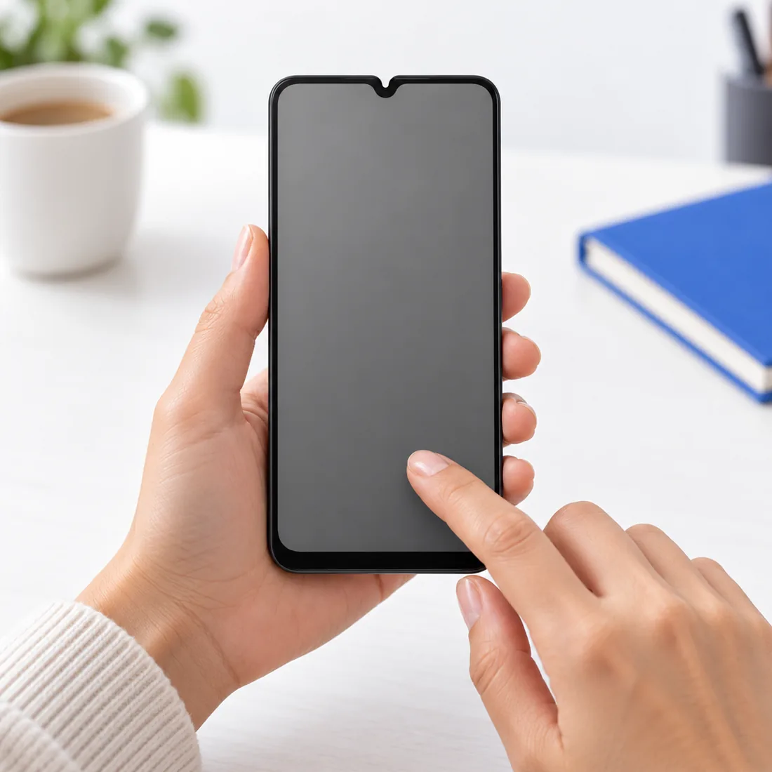 Película de cerâmica nano 9D fosca - compatível com Motorola — uso