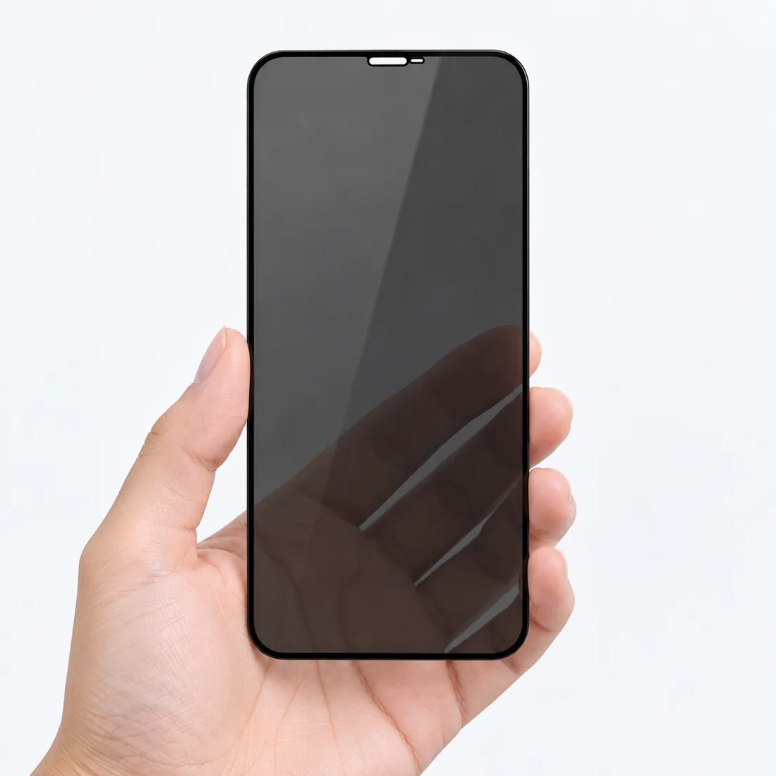 Película de vidro privacidade 3D - compatível com Samsung — escala