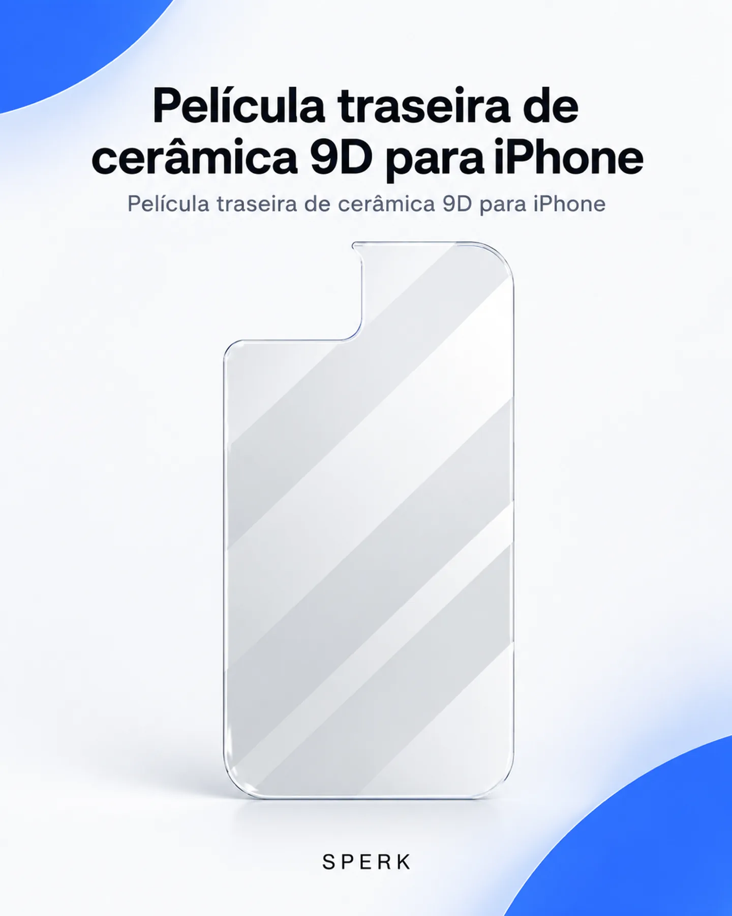 Película traseira de cerâmica 9D para iPhone — painel 2