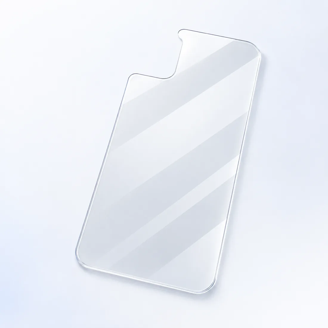 Película traseira de cerâmica 9D para iPhone — verso lateral