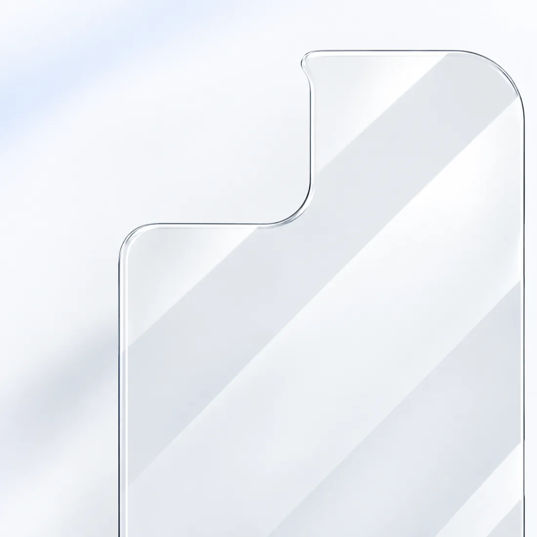 Película traseira de cerâmica 9D para iPhone — detalhe